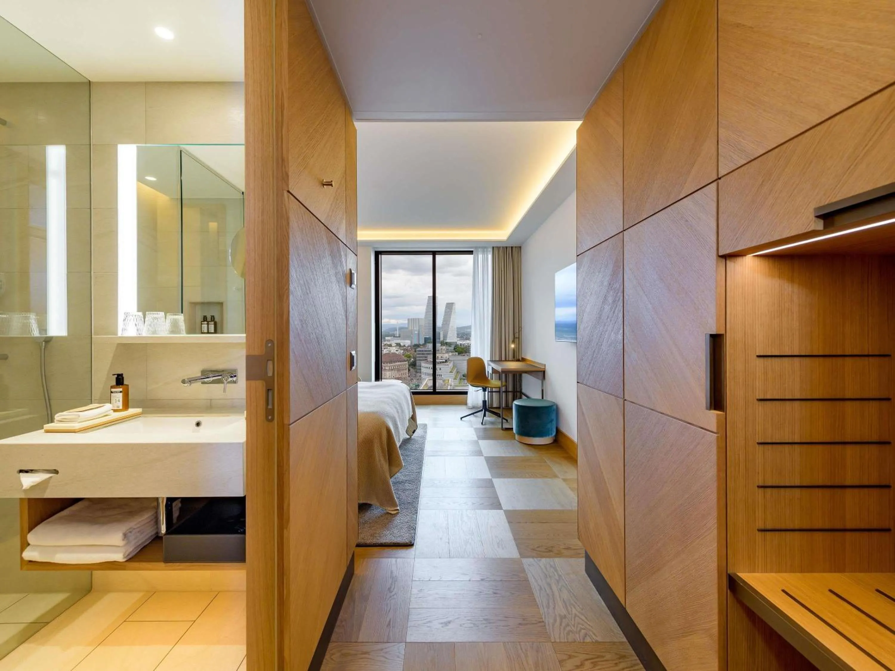 Bedroom in Mövenpick Hotel Basel