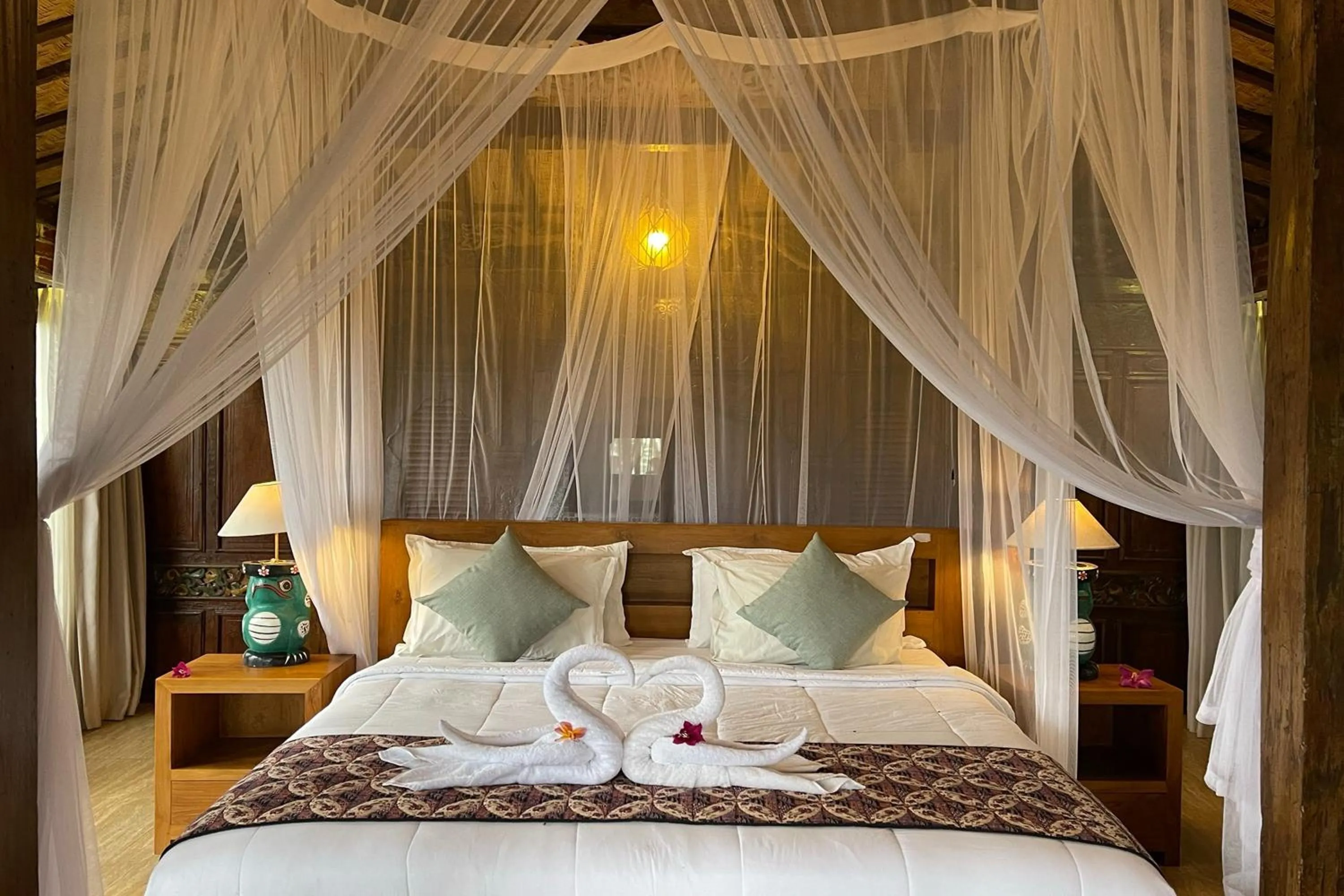 Bed in KTS - Kubu Tepi Sawah