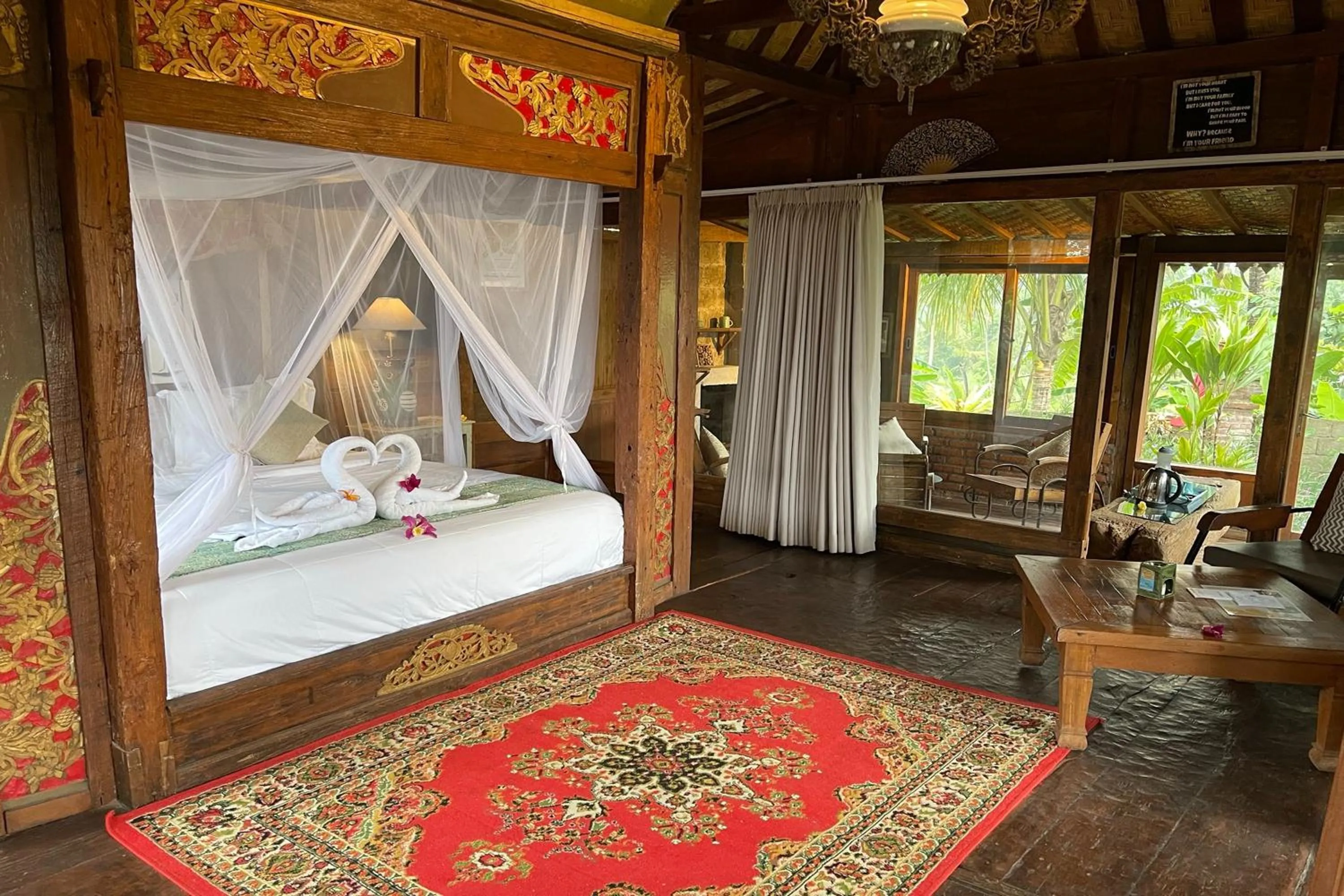 Bed in KTS - Kubu Tepi Sawah