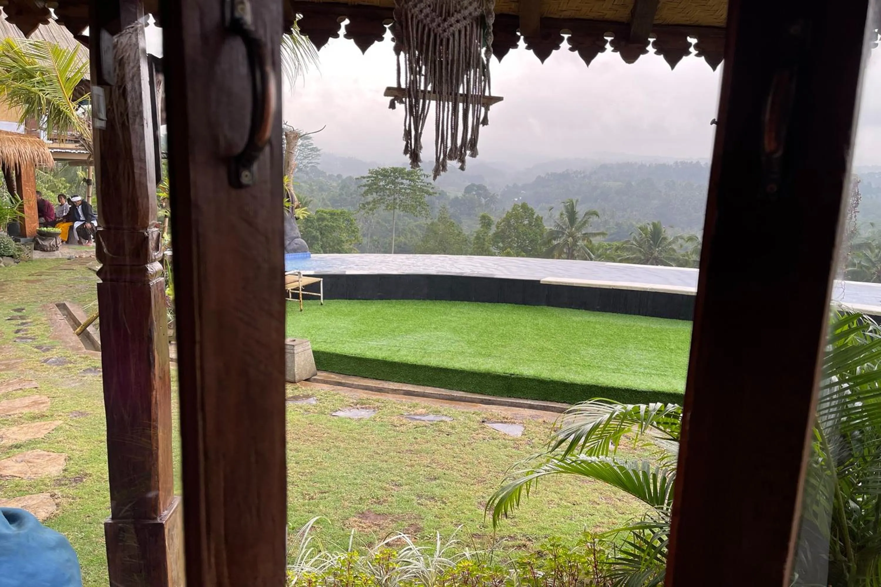 Garden view in KTS - Kubu Tepi Sawah