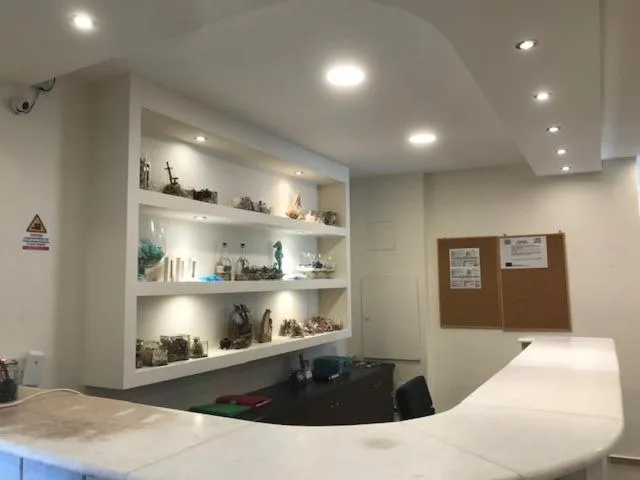 Lobby or reception in Mikri Vigla Hotel Beach Resort