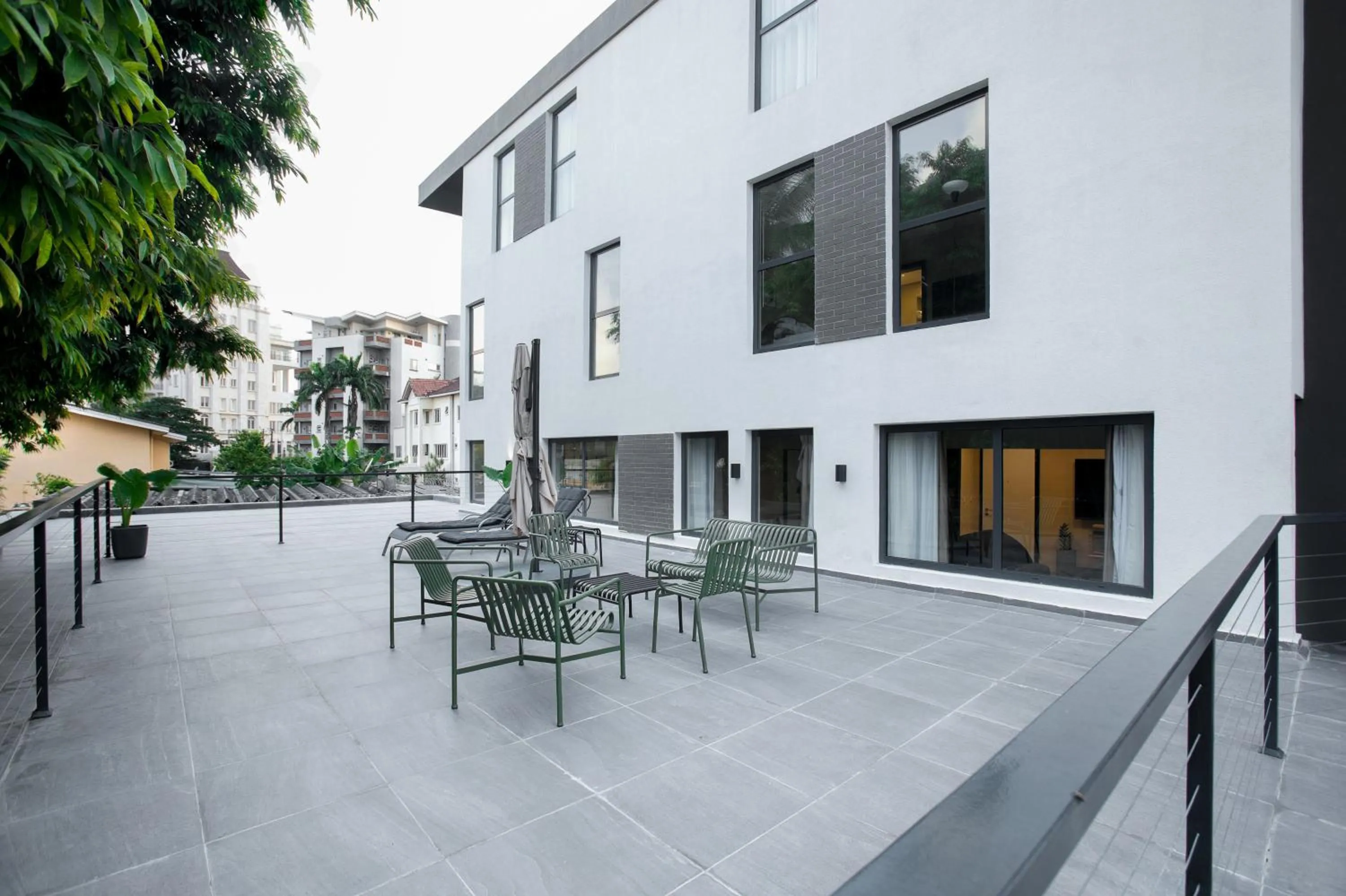 Balcony/Terrace in Nordic Hotel Lagos