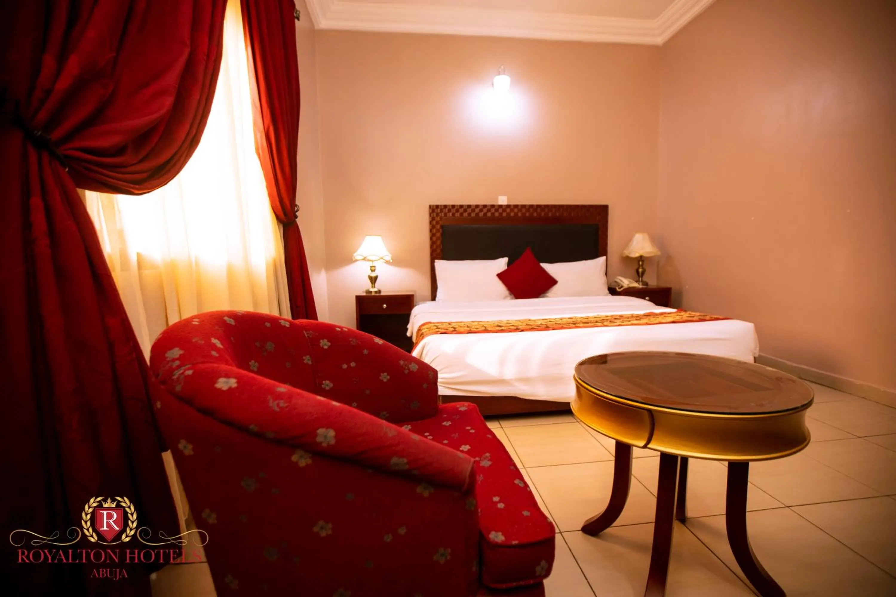 Bed in Royalton Hotels Abuja