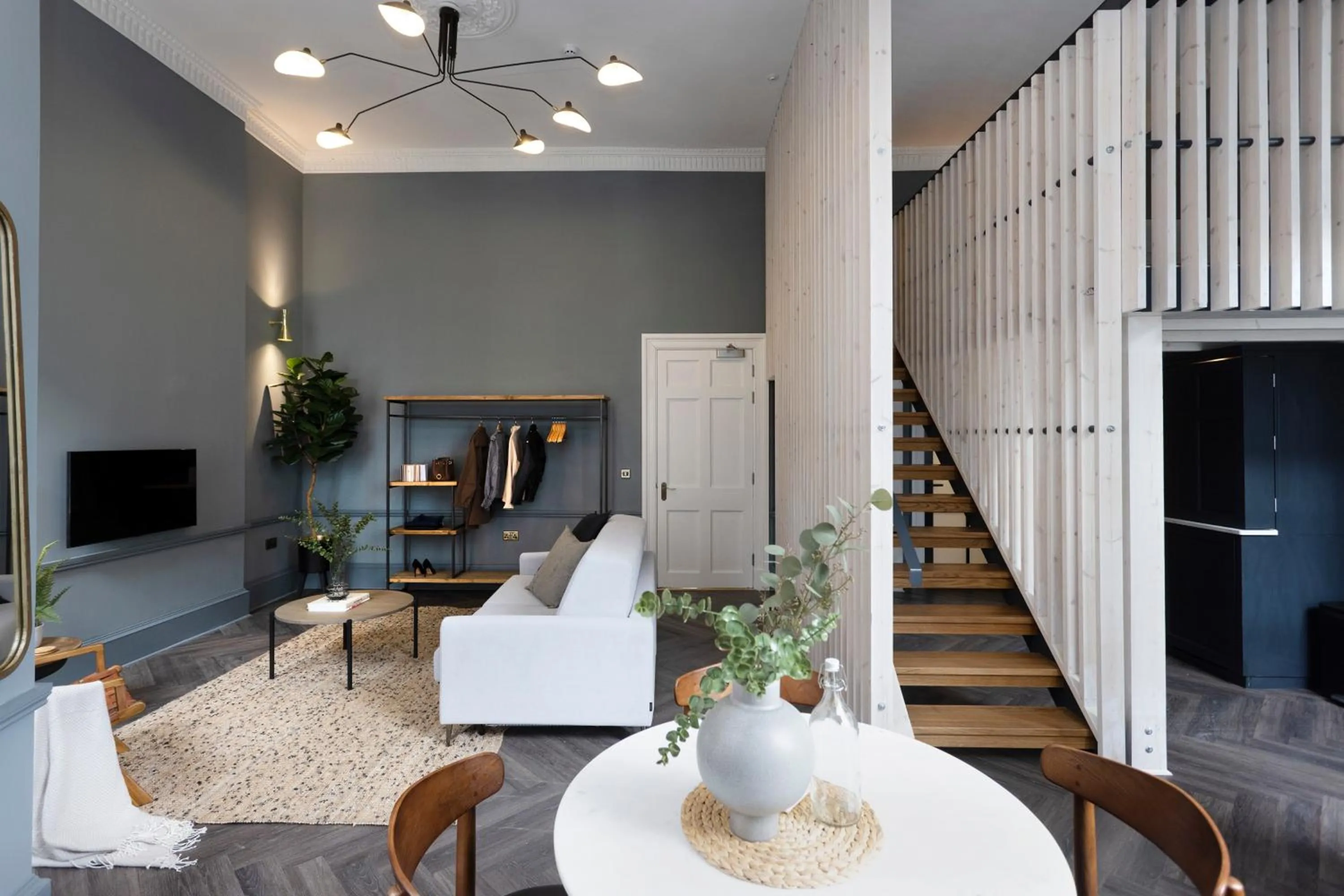 Living room in 29 Queen Street Aparthotel