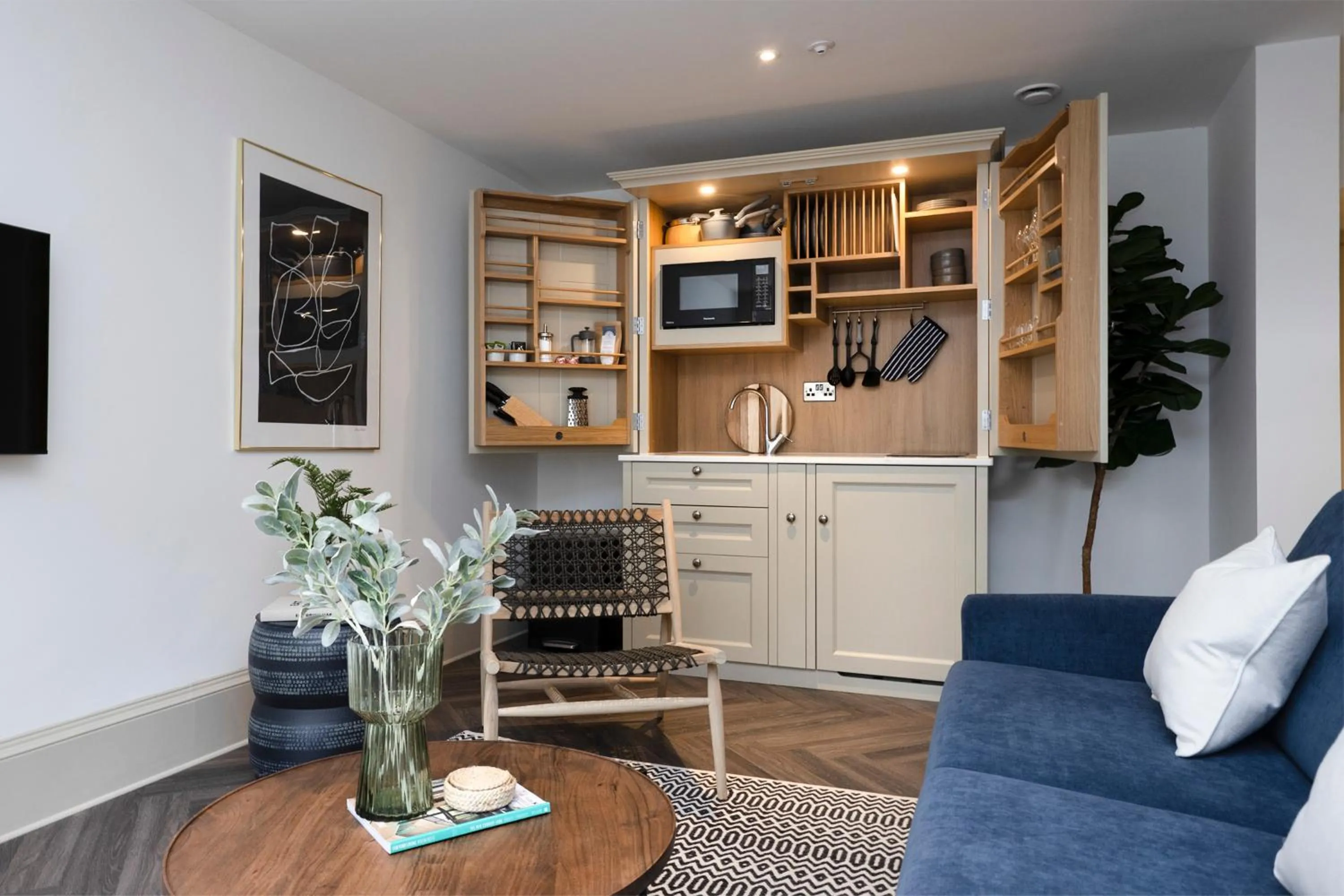 Kitchen or kitchenette in 29 Queen Street Aparthotel