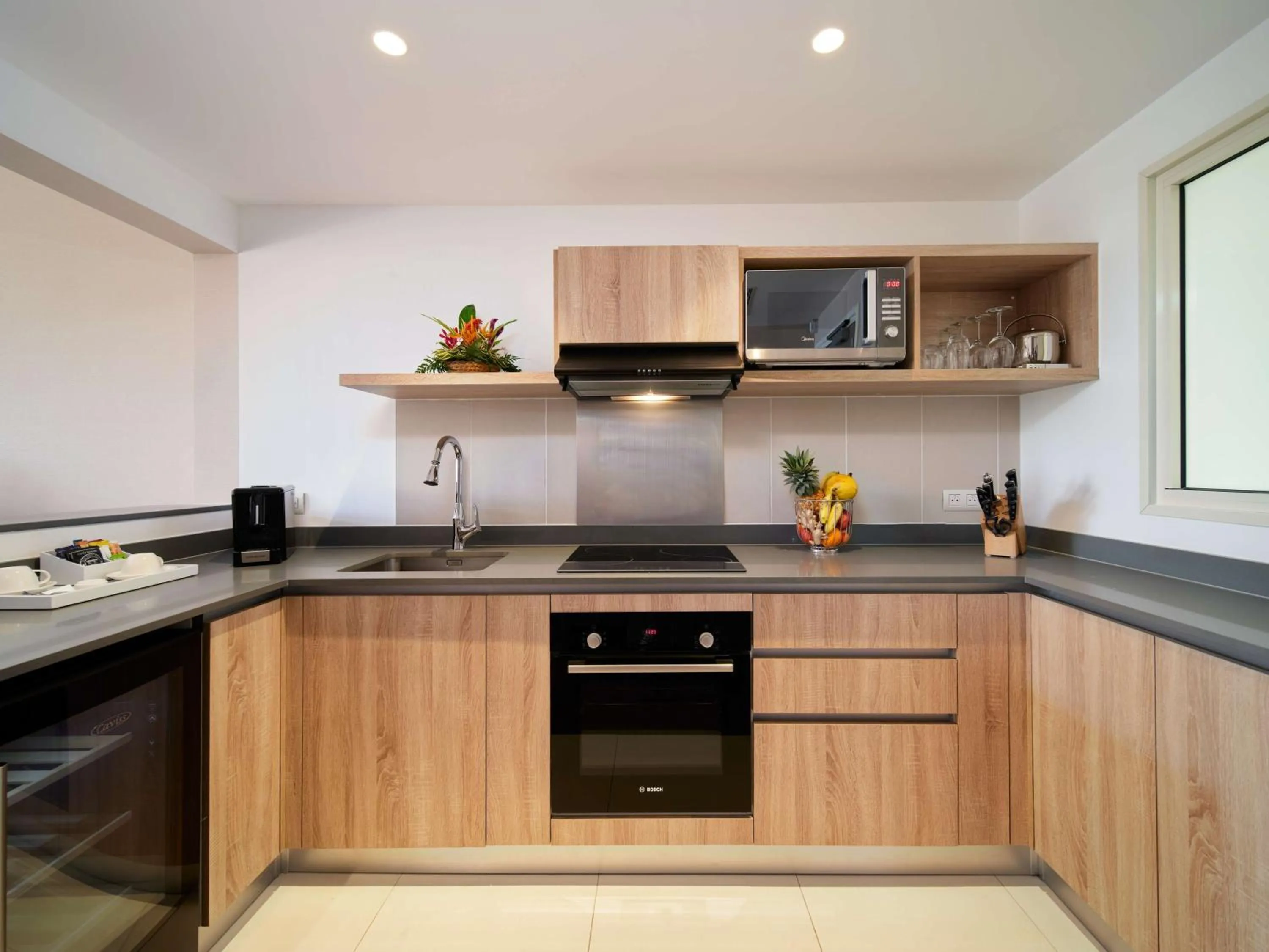 Kitchen or kitchenette in Hilton Hotel Tahiti