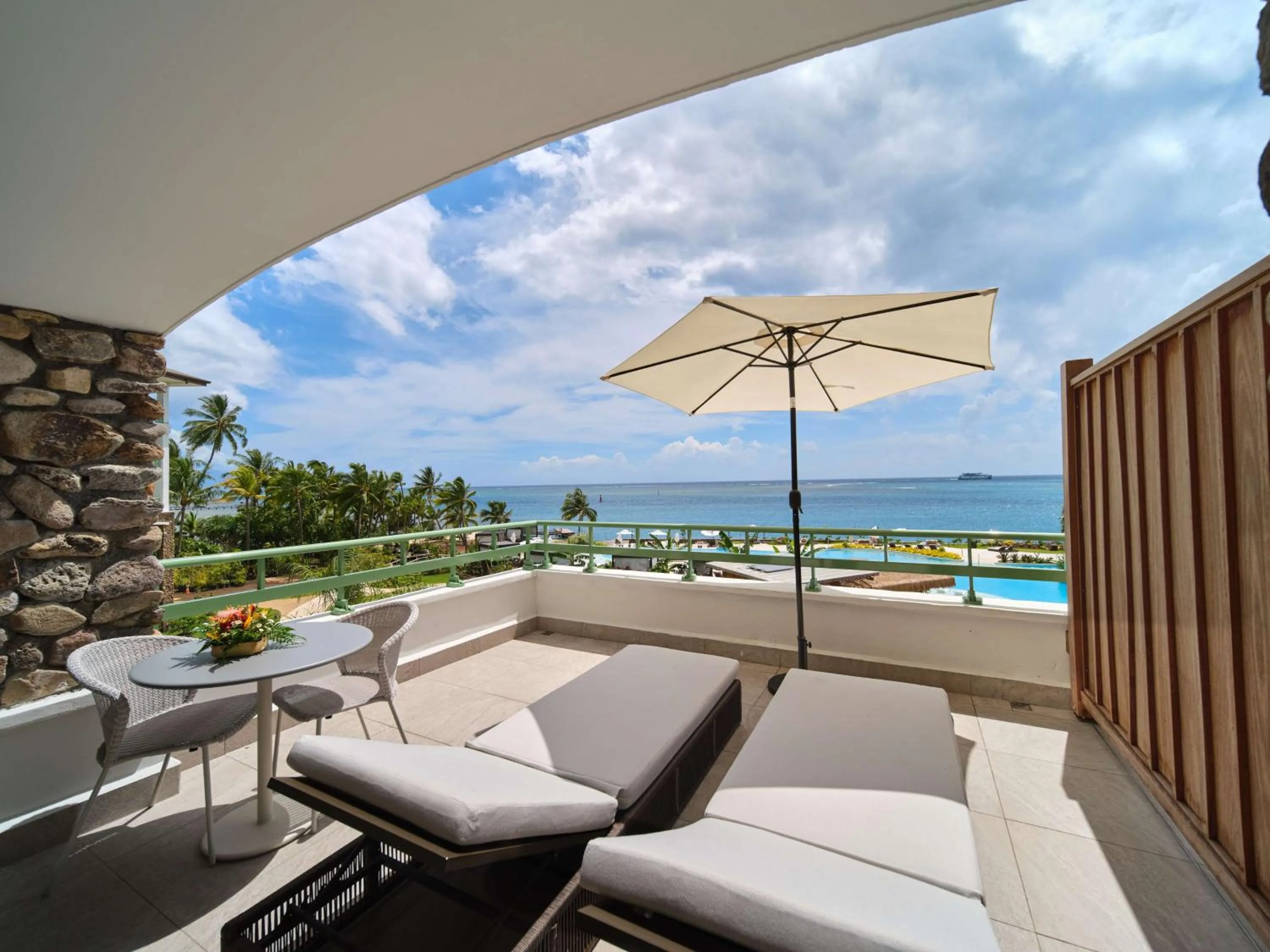 View (from property/room) in Hilton Hotel Tahiti