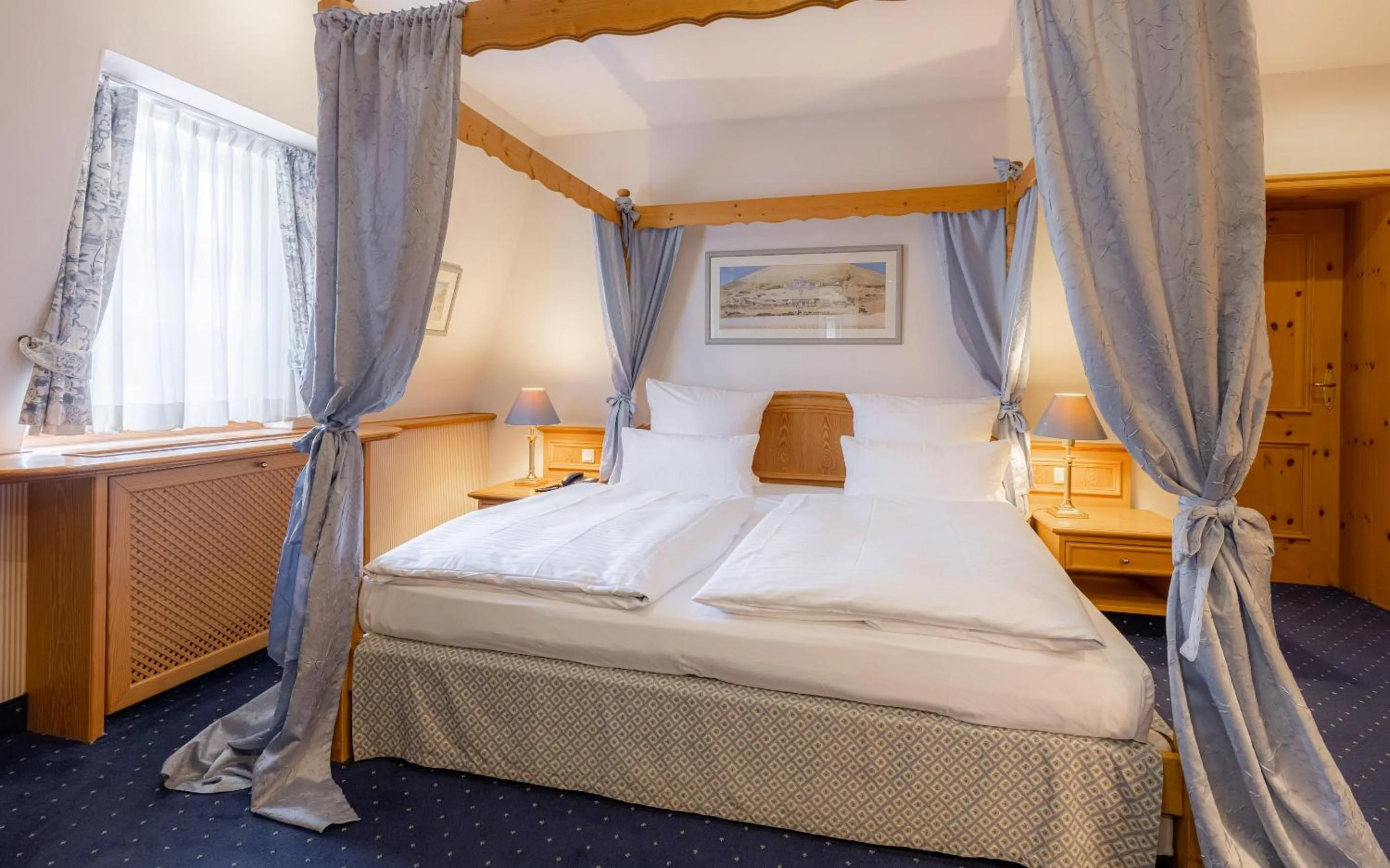 Bedroom, Bed in Waldhaus Reinbek