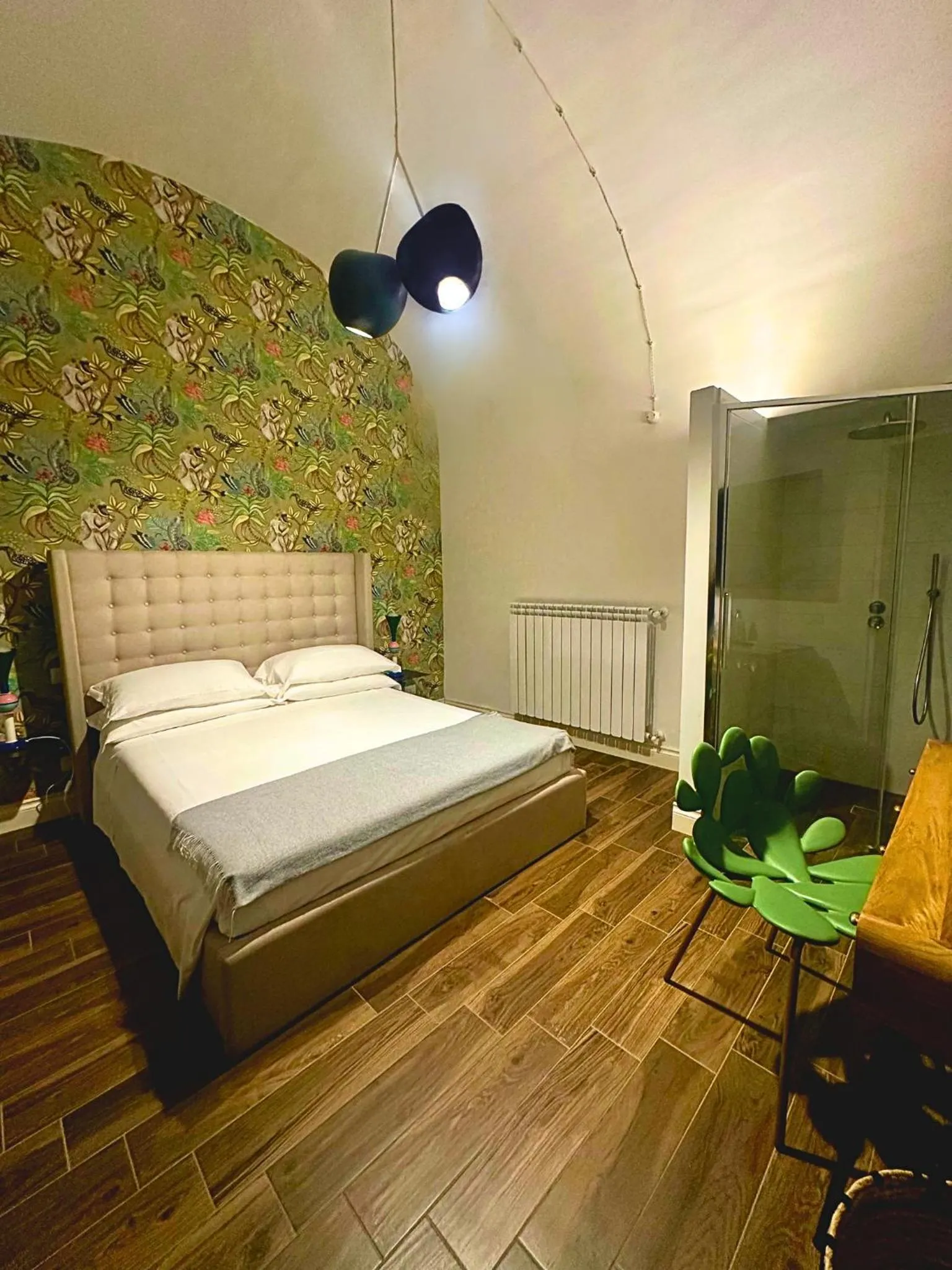 Bed in Ginevra Boutique Rooms - Palazzo Leosini - Residenze D'Epoca