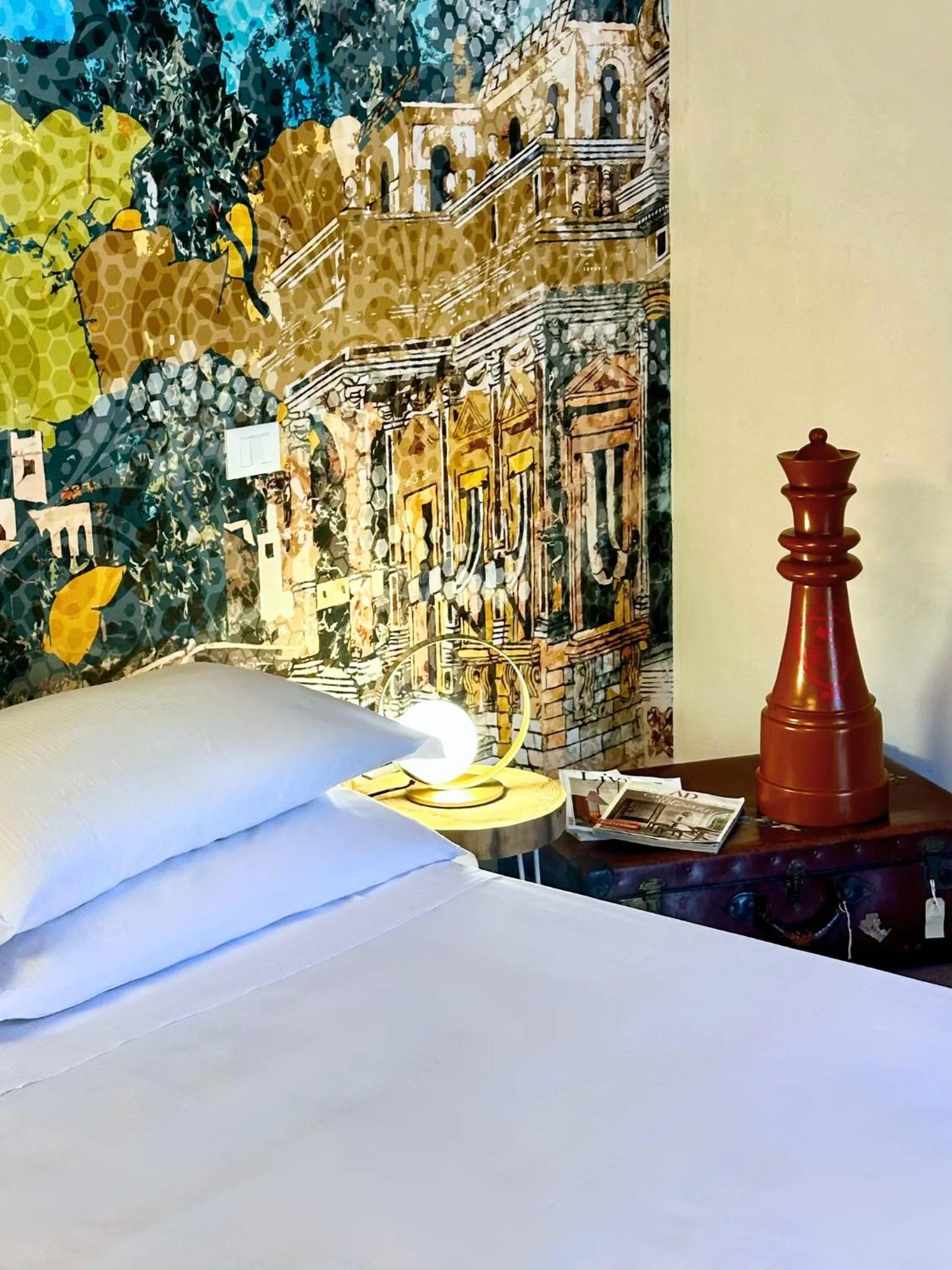 Bed in Ginevra Boutique Rooms - Palazzo Leosini - Residenze D'Epoca