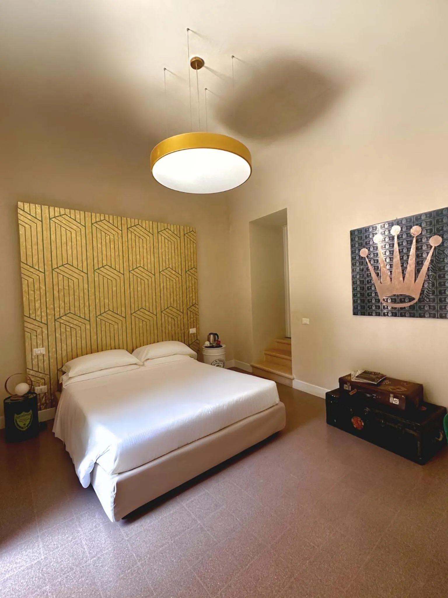 Bed in Ginevra Boutique Rooms - Palazzo Leosini - Residenze D'Epoca