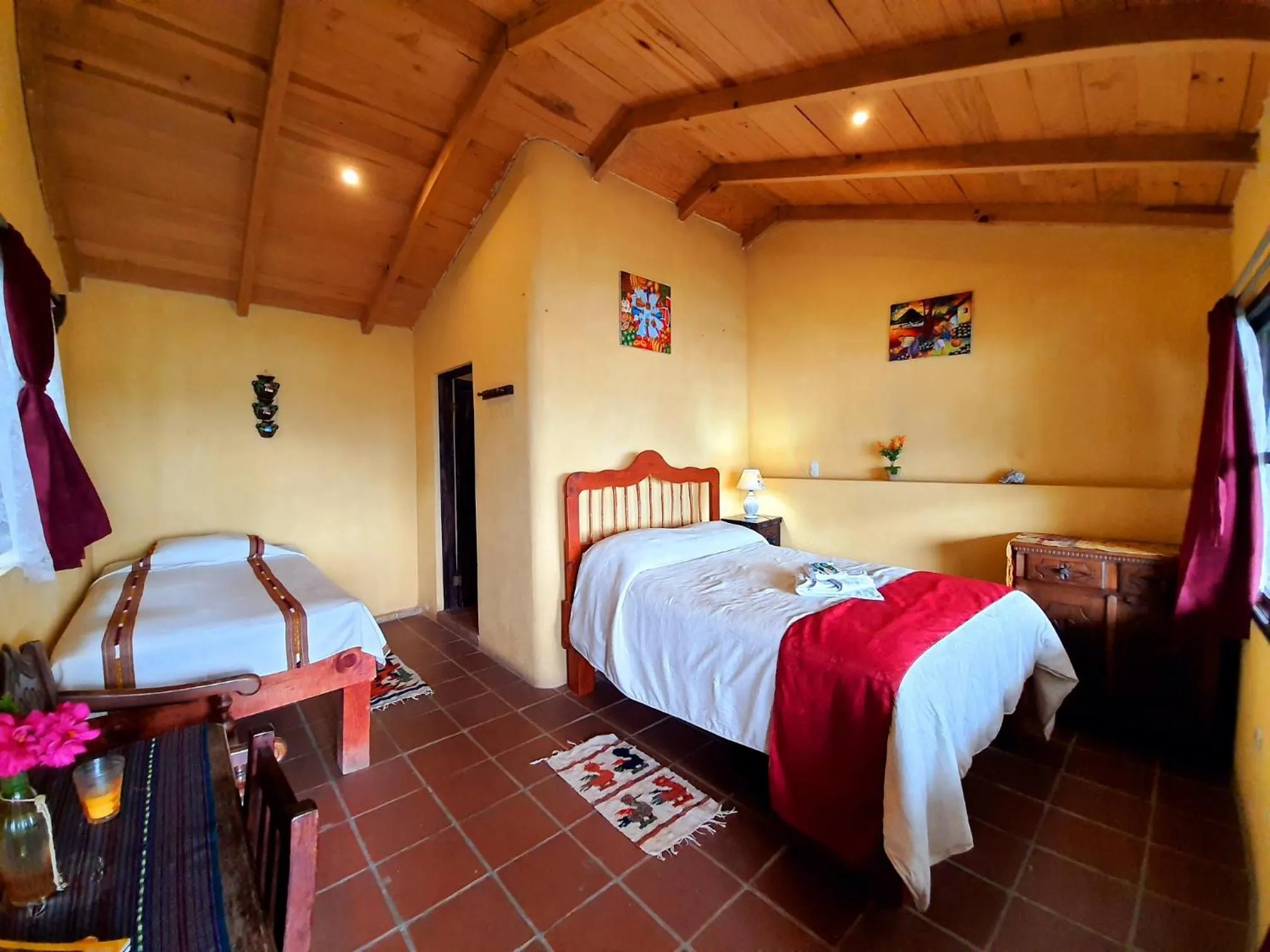 Bed in Hotel & Restaurante Arca de Noé