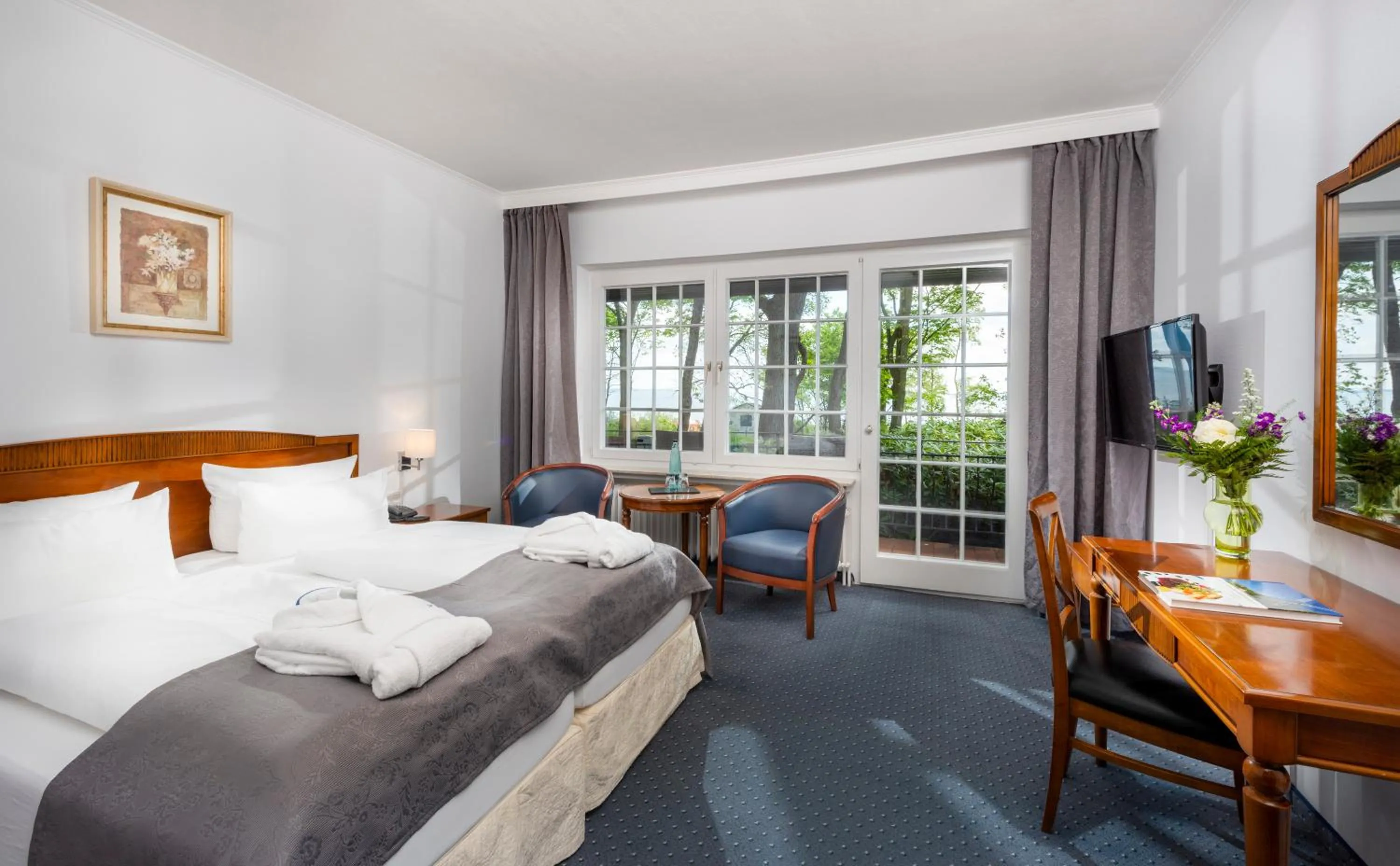 Bedroom, Bed in Landhaus Carstens