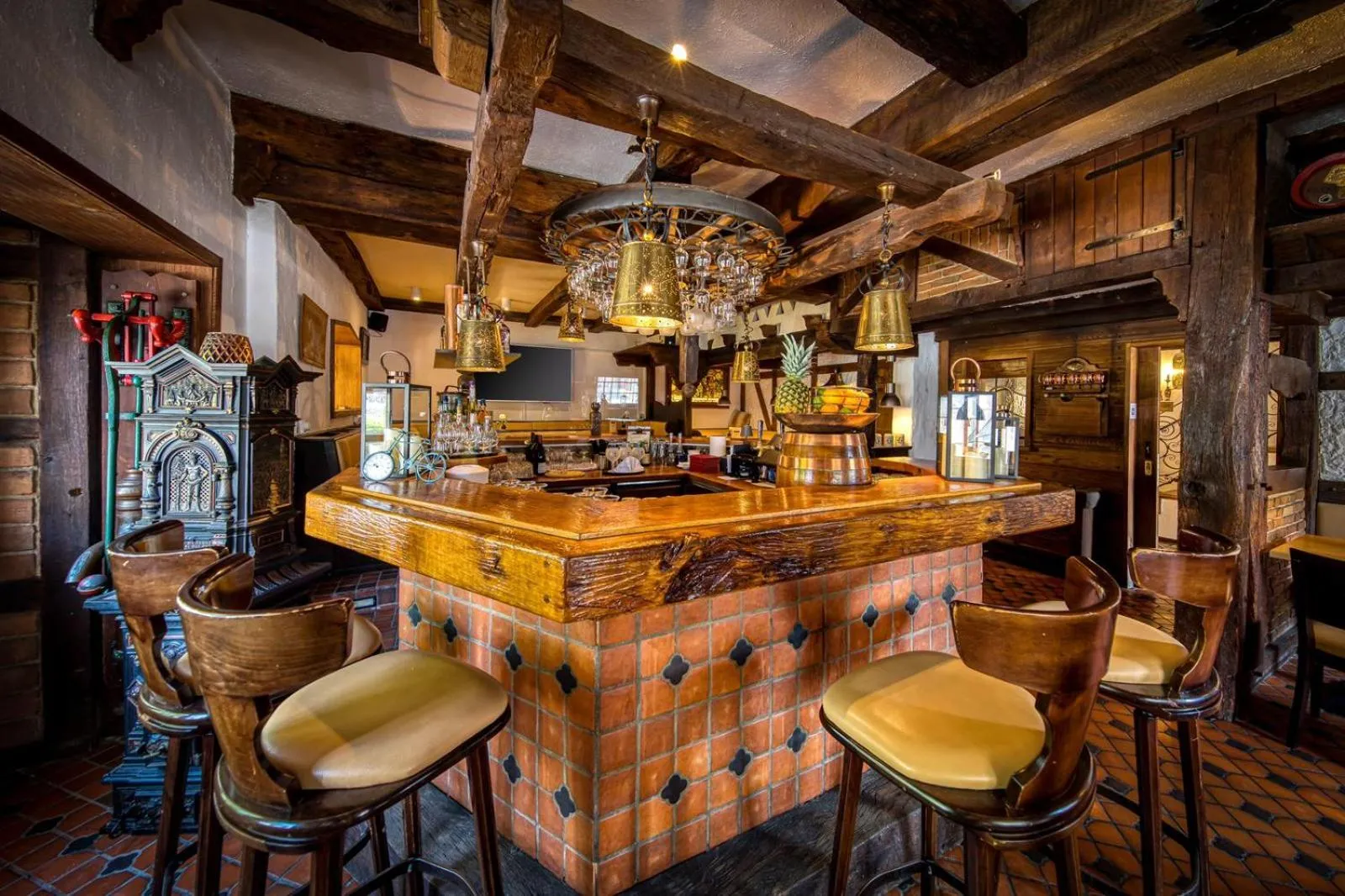 Lounge or bar in Landhaus Carstens