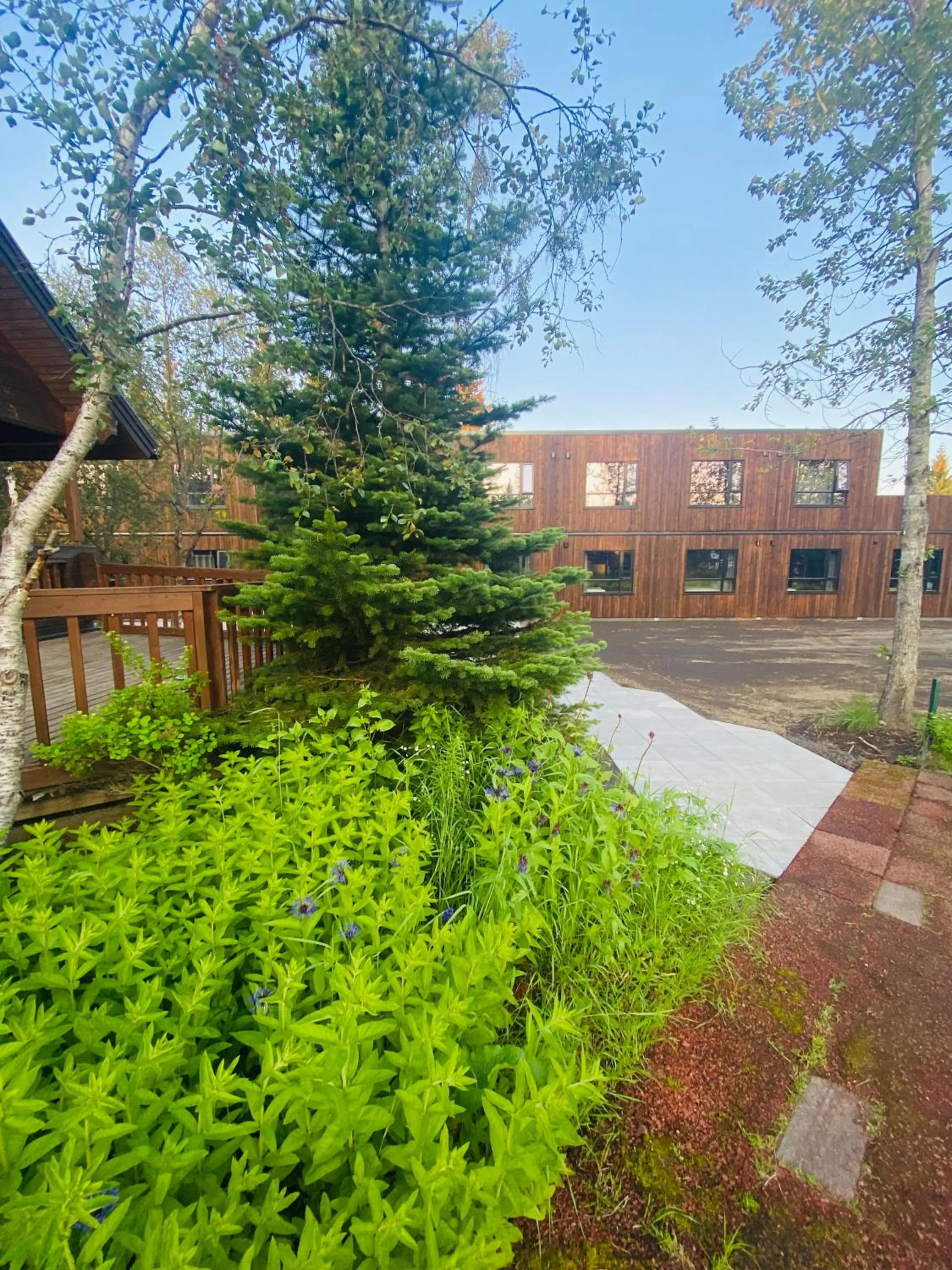 Property building in Blue Hotel Fagrilundur - On The Golden Circle