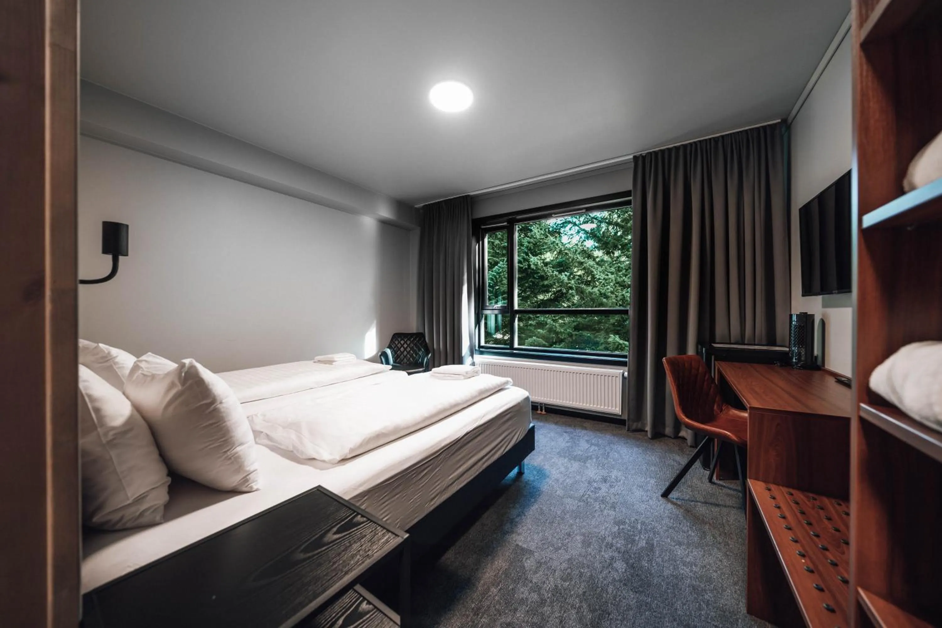 Bedroom, Bed in Blue Hotel Fagrilundur - On The Golden Circle