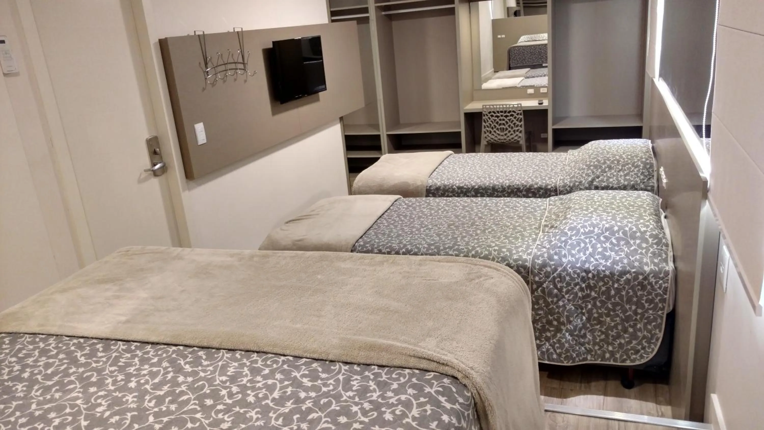 Bed in Hotel Palmas Executivo