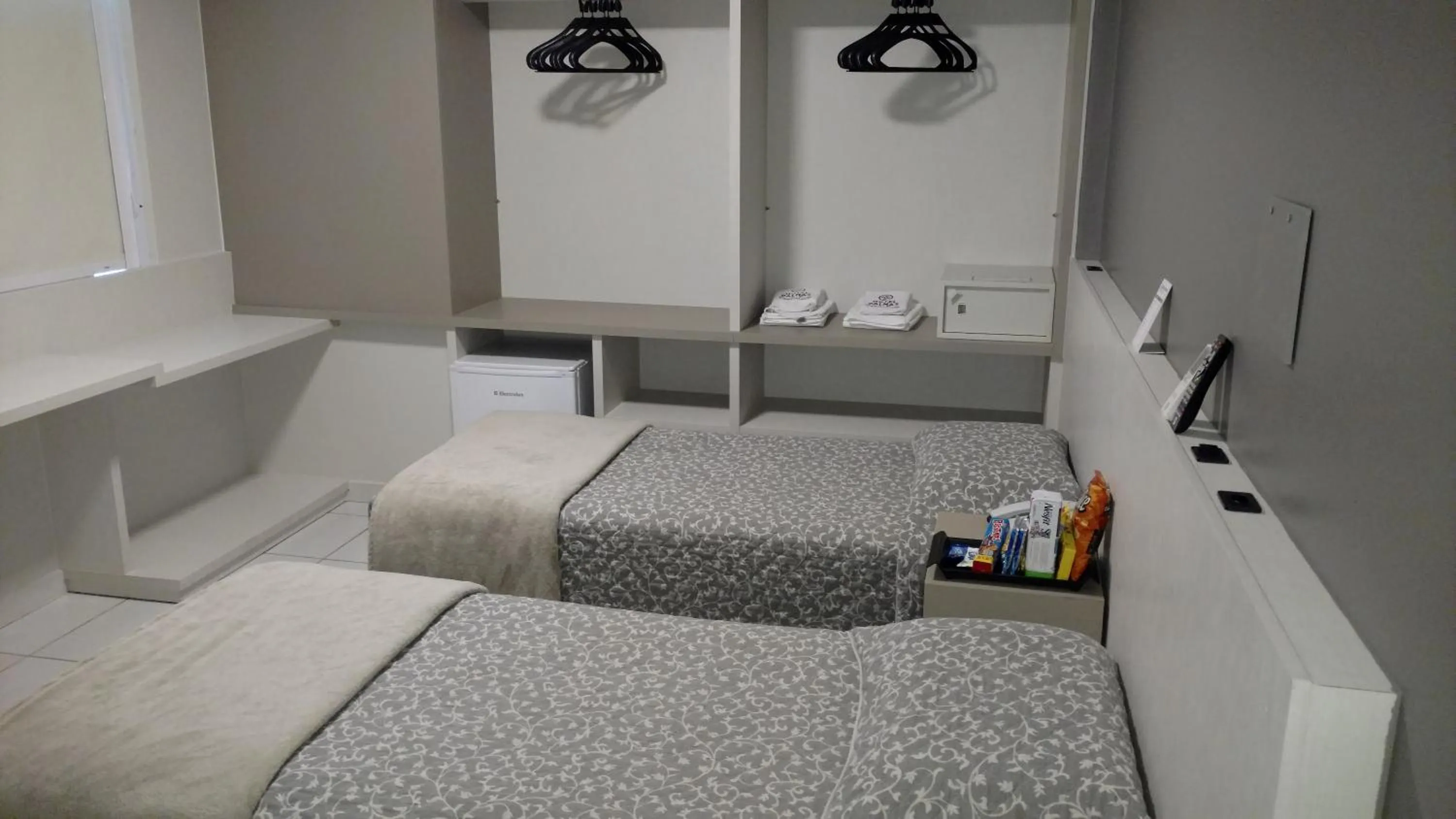 Bed in Hotel Palmas Executivo