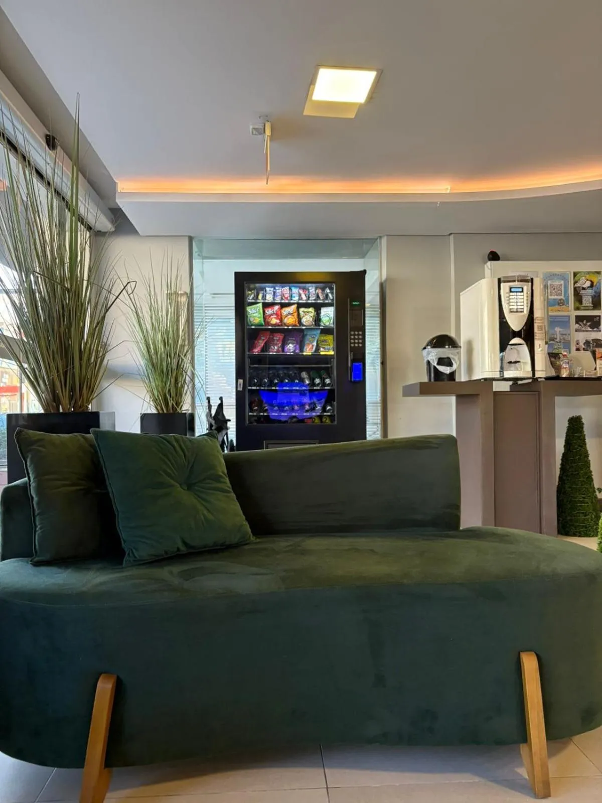 Lobby or reception in Hotel Palmas Executivo