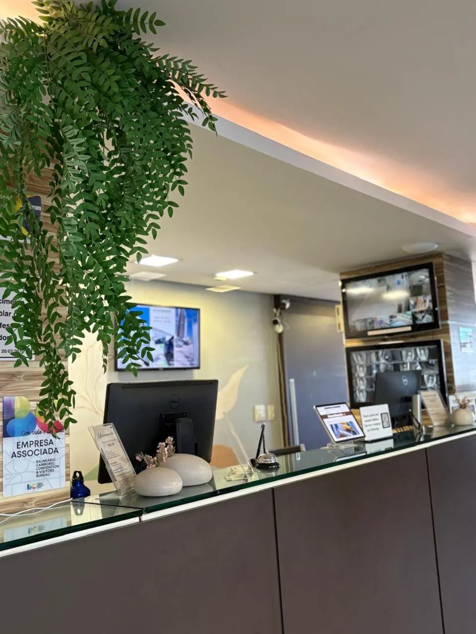 Lobby or reception in Hotel Palmas Executivo