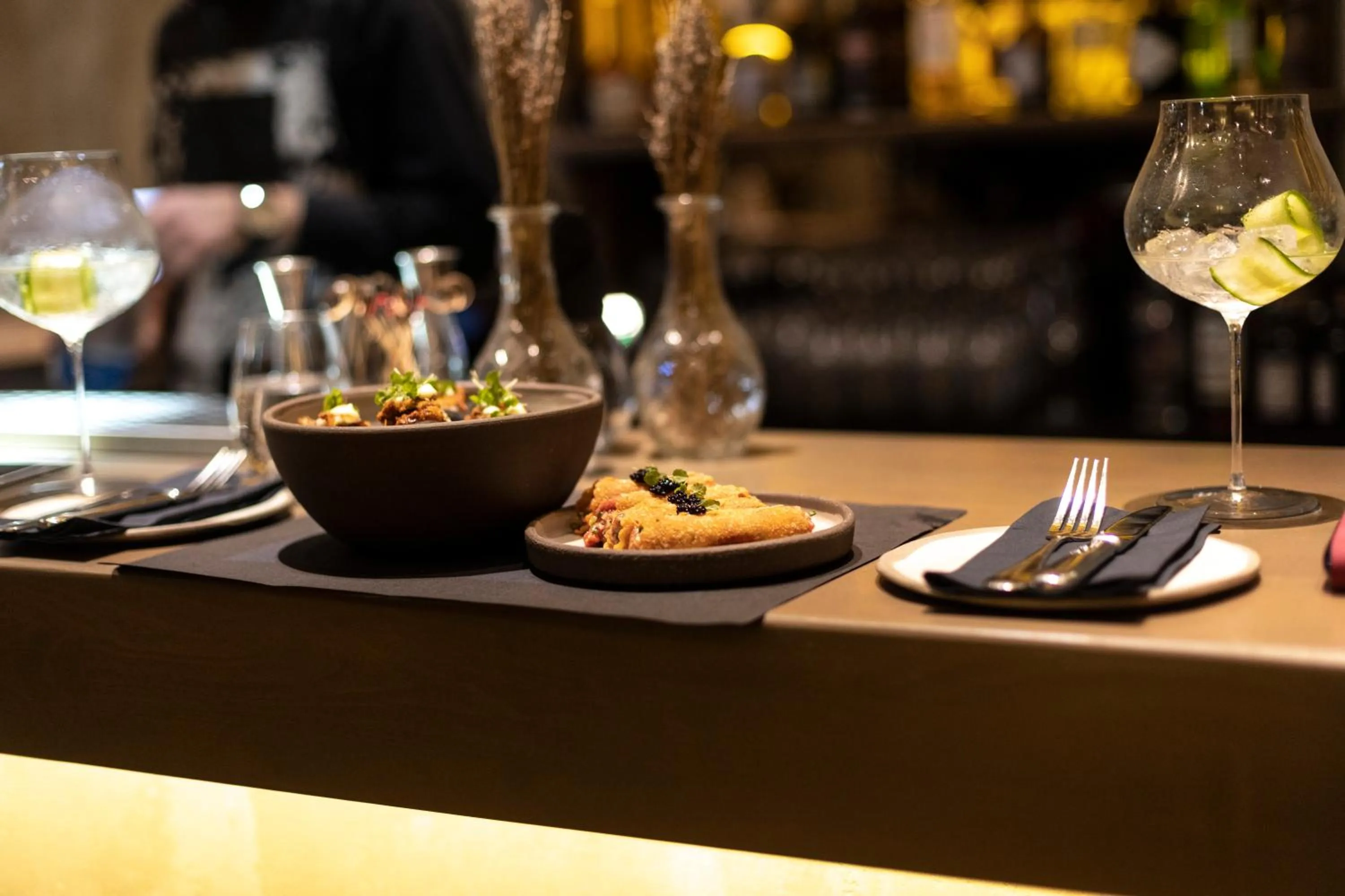 Food and drinks in MiraMe Athens Boutique Hotel