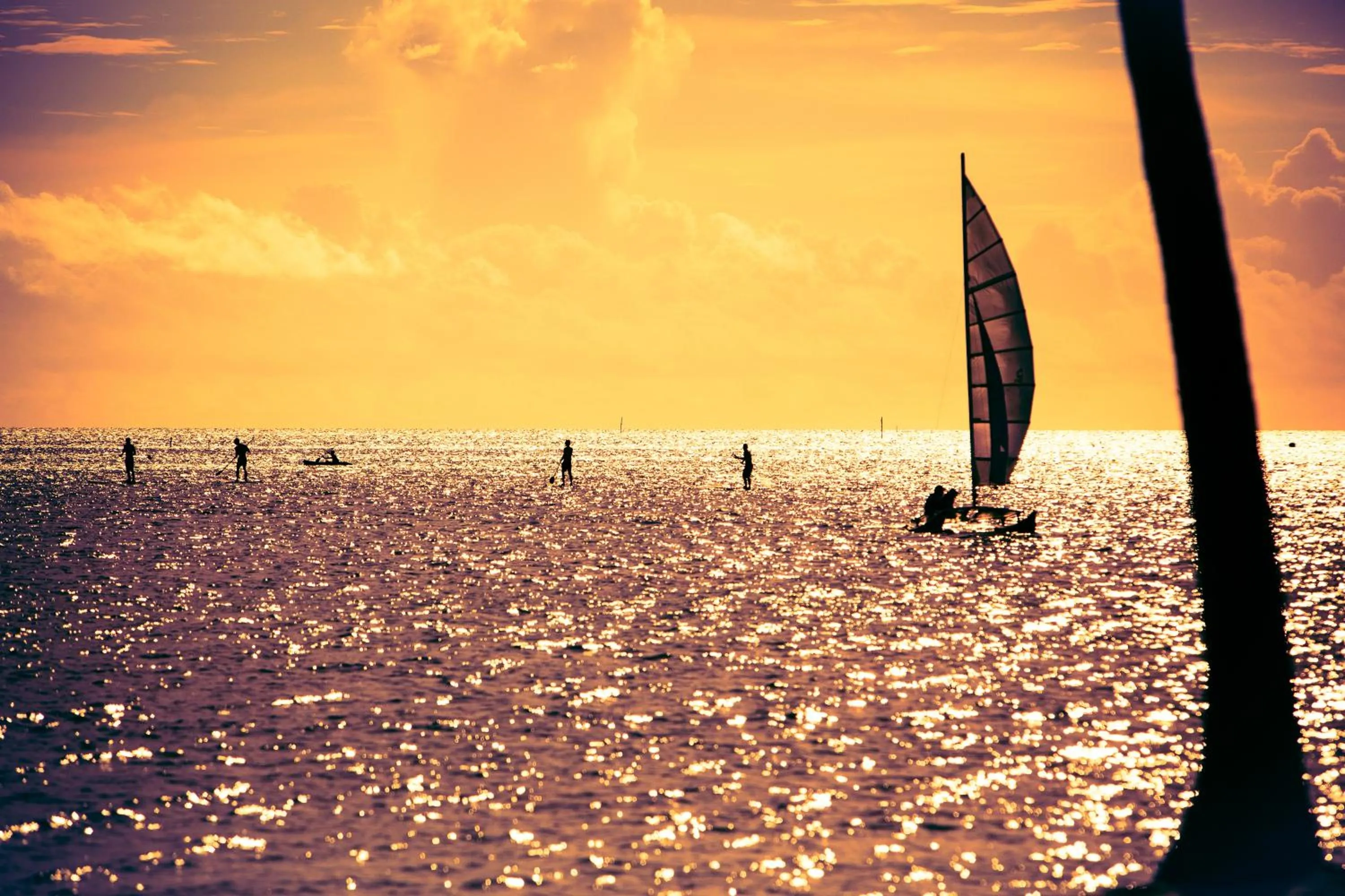 Canoeing in Musket Cove Island Resort