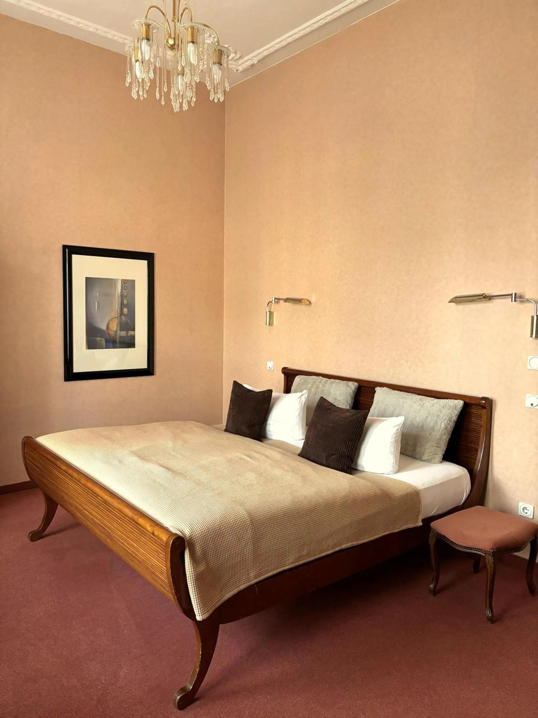 Bed in Hotel Villa Hentzel