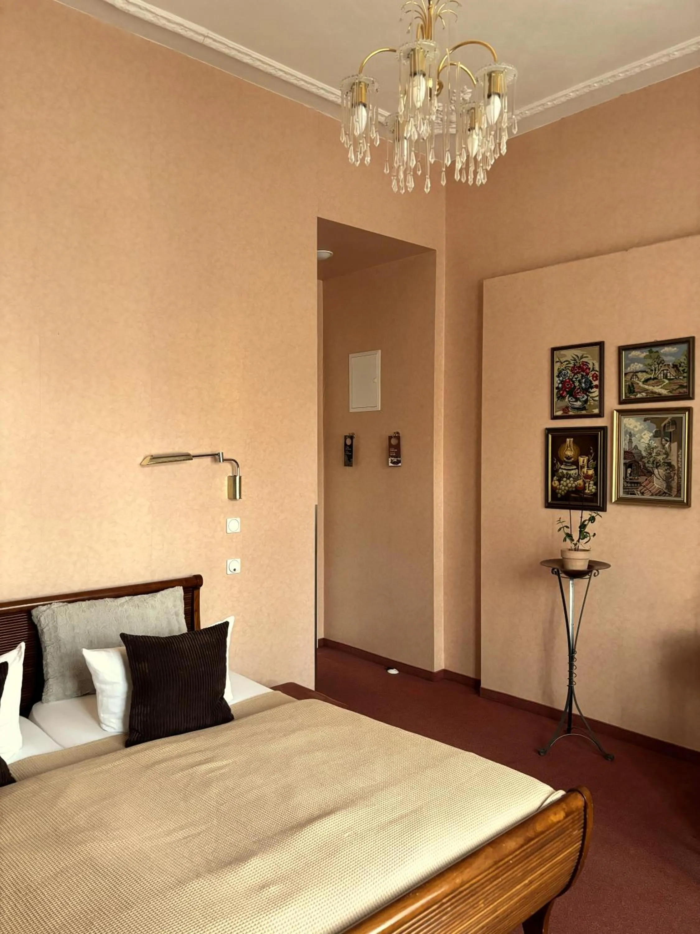 Bed in Hotel Villa Hentzel