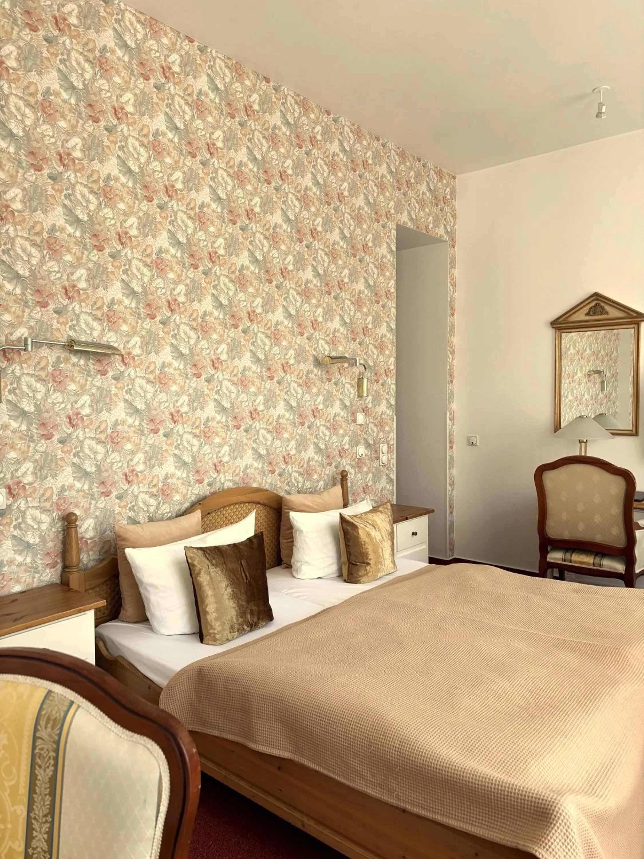 Bed in Hotel Villa Hentzel