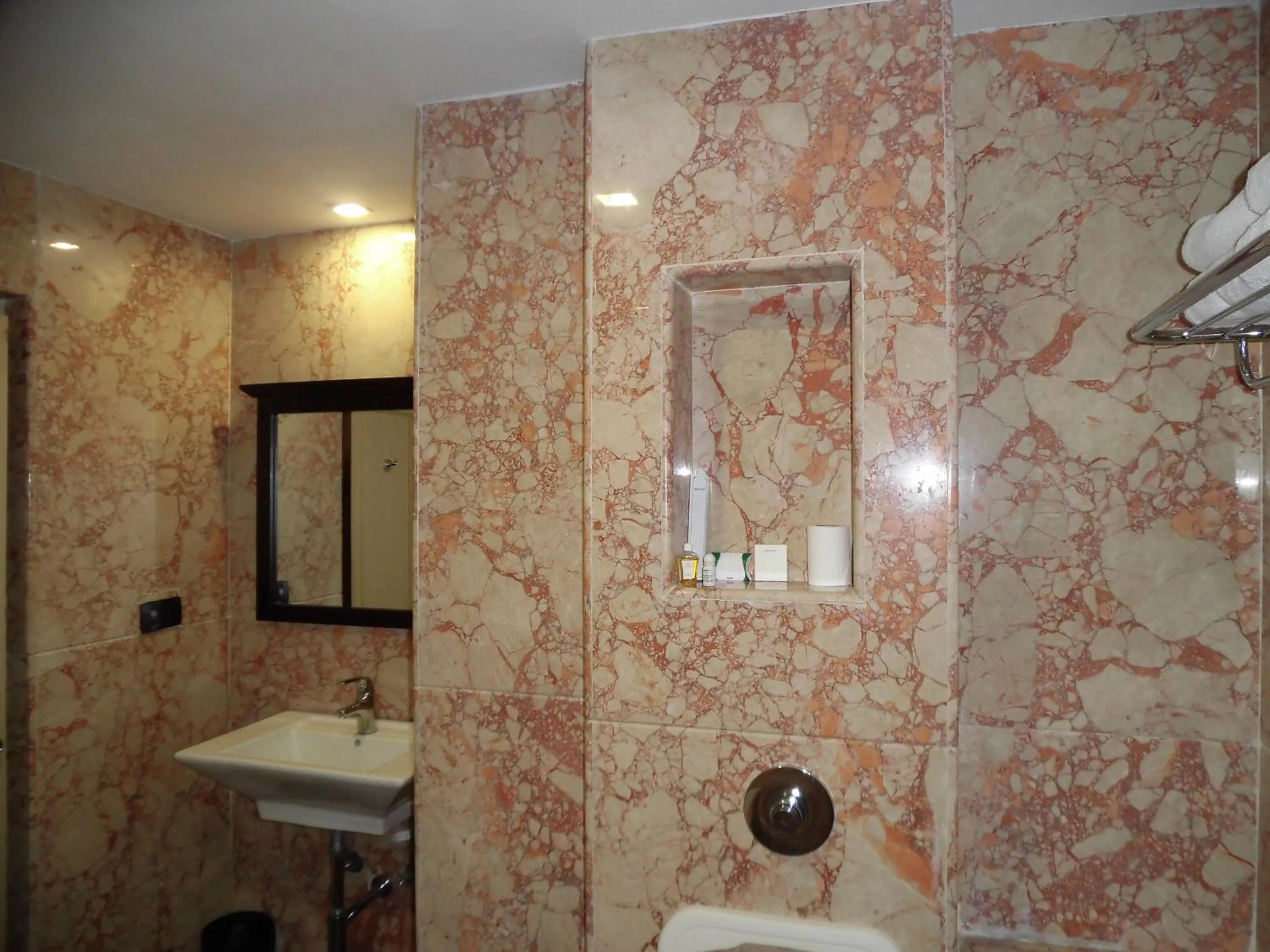 Bathroom in Lakshmi Hotel