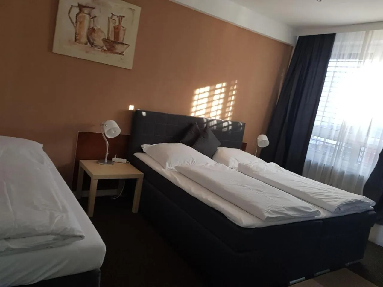 Bed in Hotel Wandsbek Hamburg