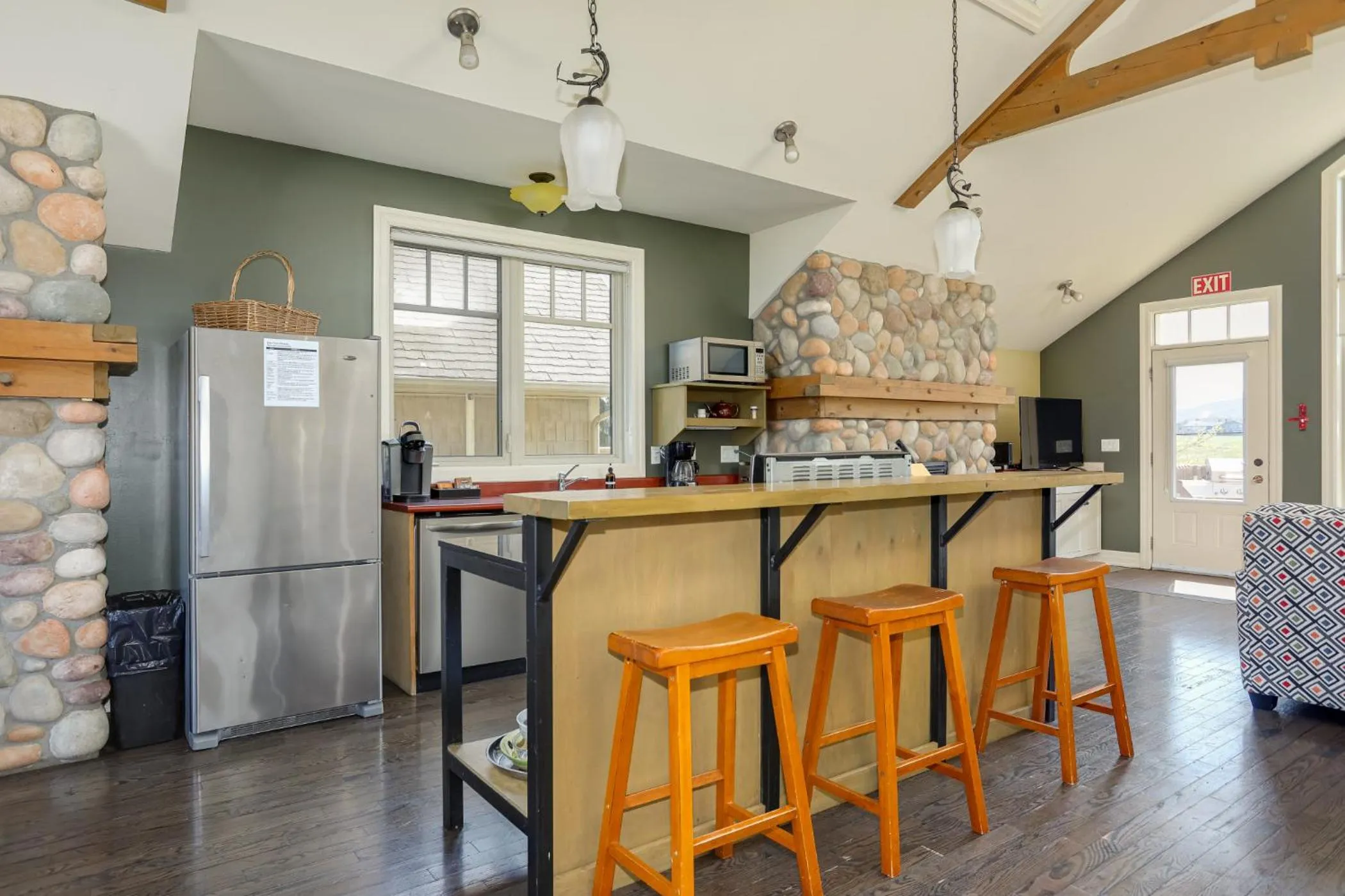 Living room in Blue View 5 Chalet