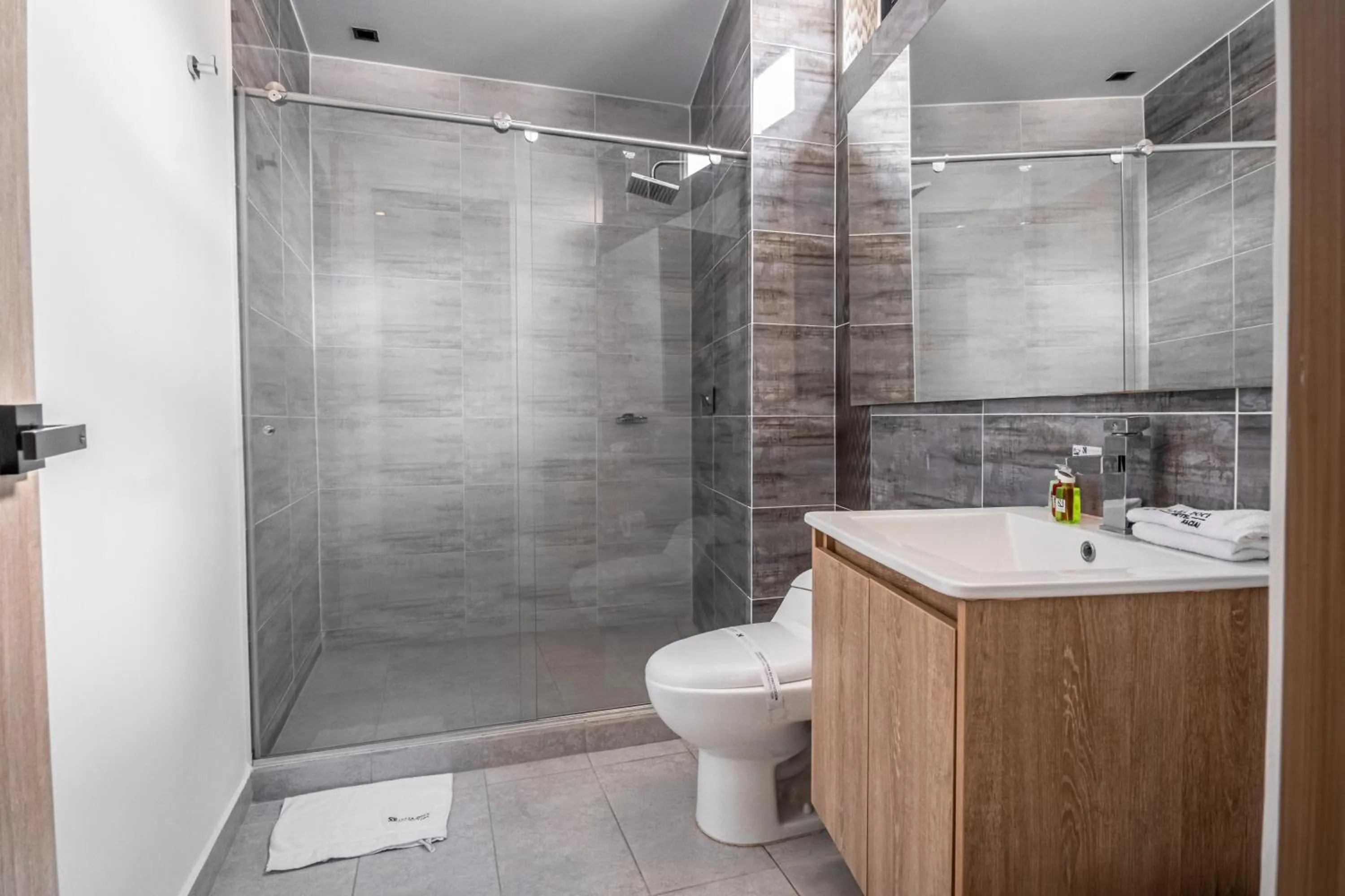 Shower in Hotel Plaza Doce