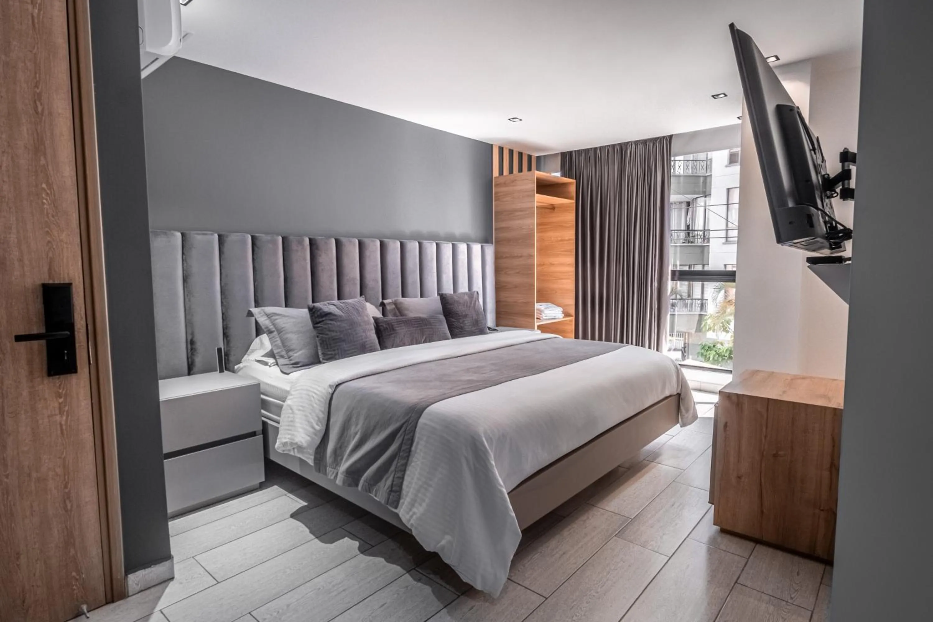 Bed in Hotel Plaza Doce