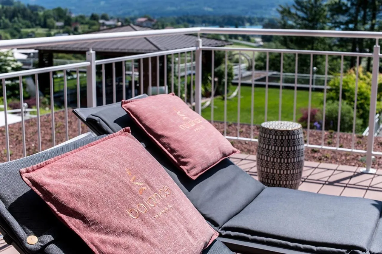 Balcony/Terrace in das Balance - Spa & Golf Hotel am Wörthersee