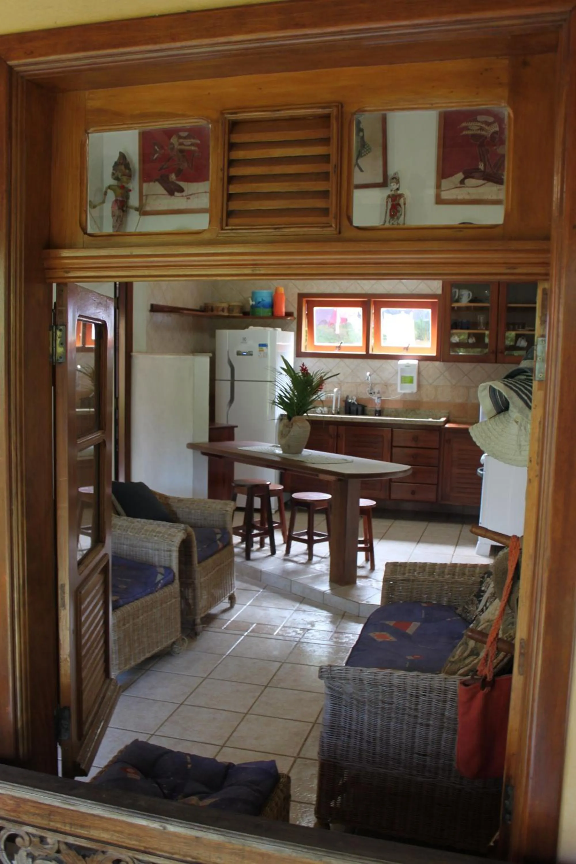 Kitchen or kitchenette in Piscina climatizada, jacuzzi e com grande área verde
