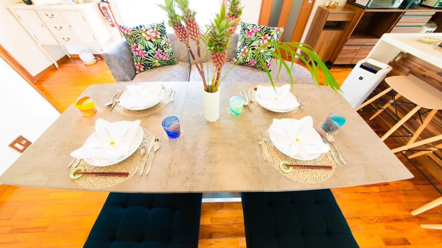 Dining area in Palm Villa Ishigakijima fusu