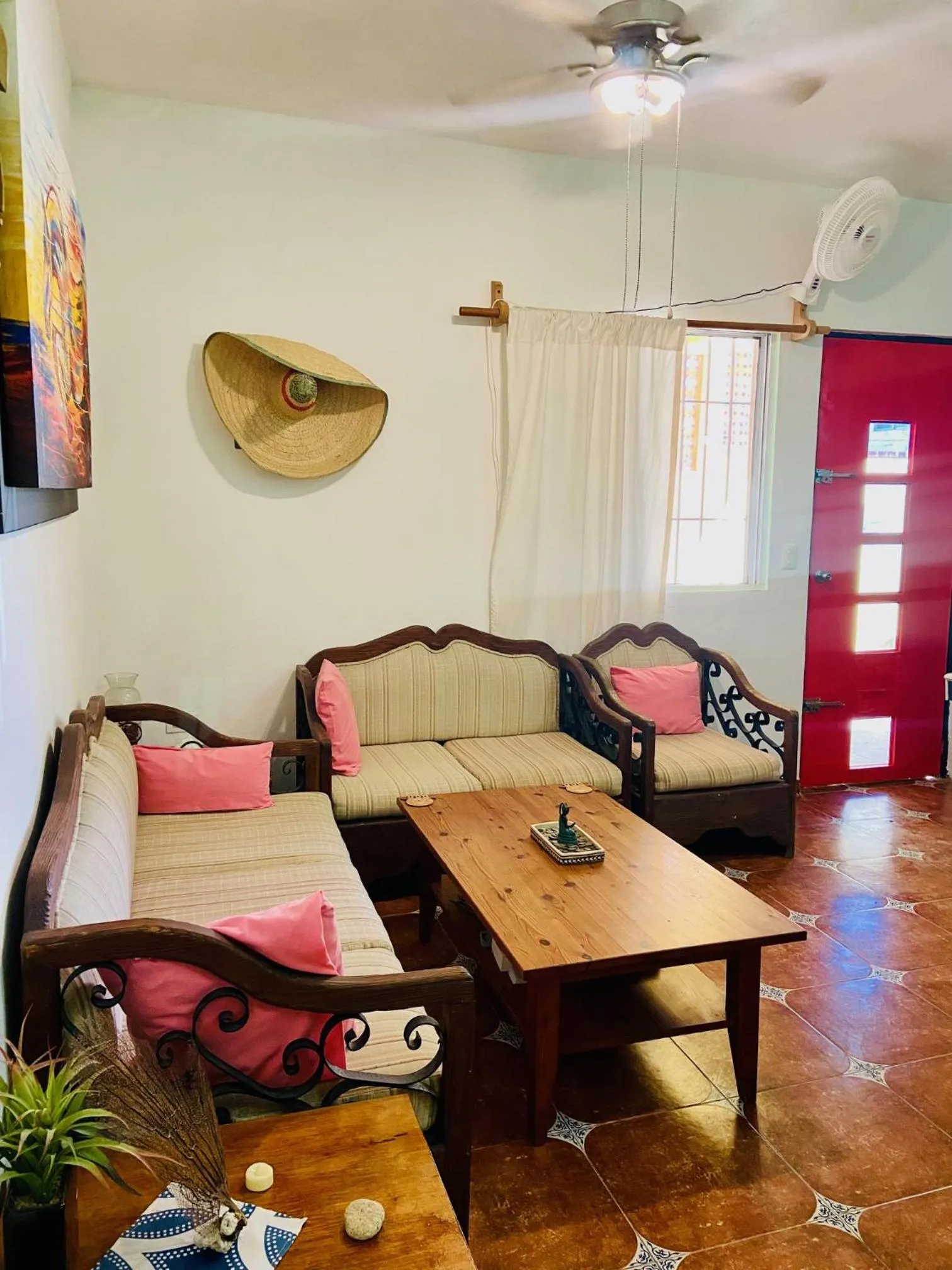 Living room in Casa Kini en Cancún