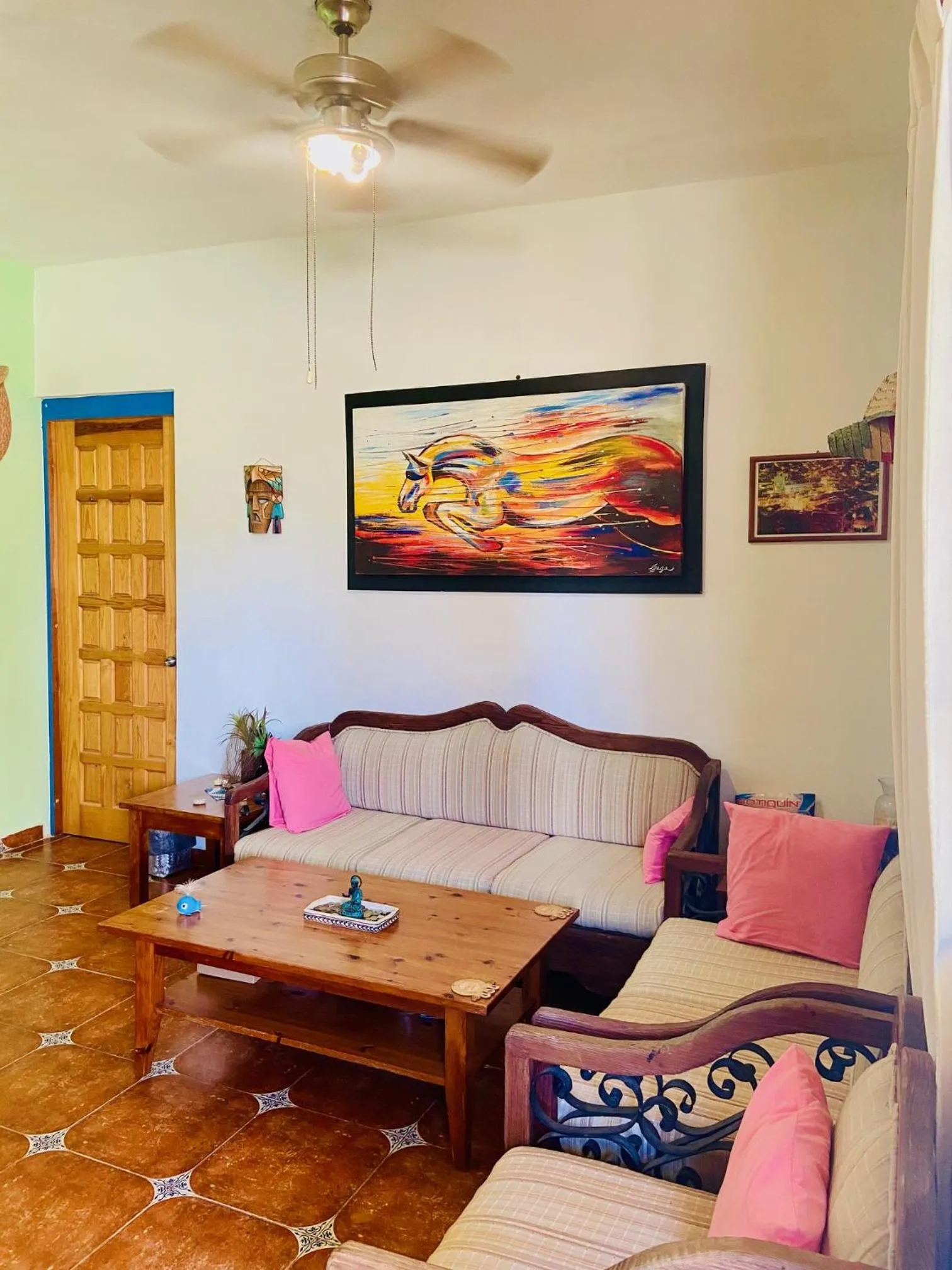 Living room in Casa Kini en Cancún