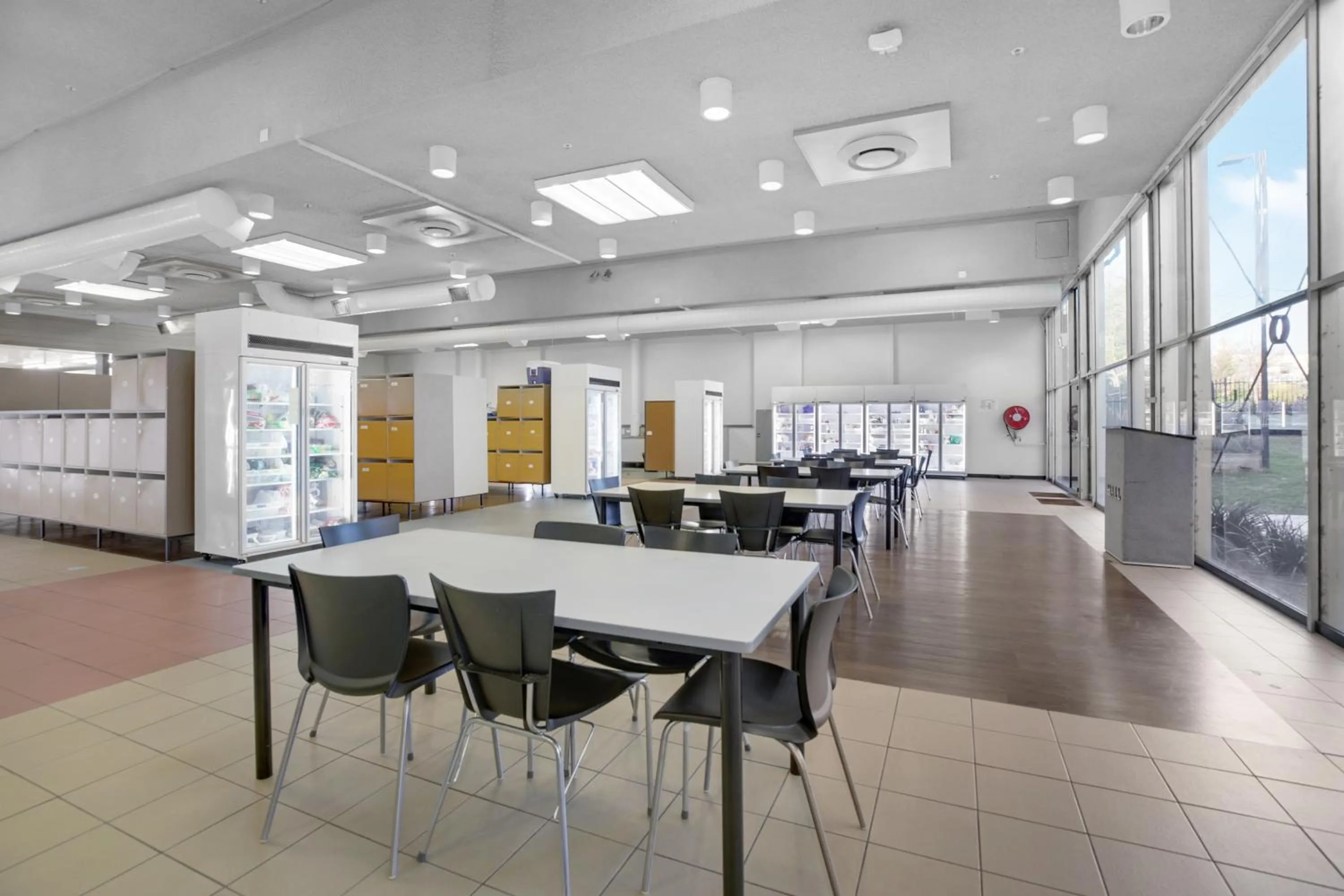 Communal kitchen in Canberra Accommodation Centre