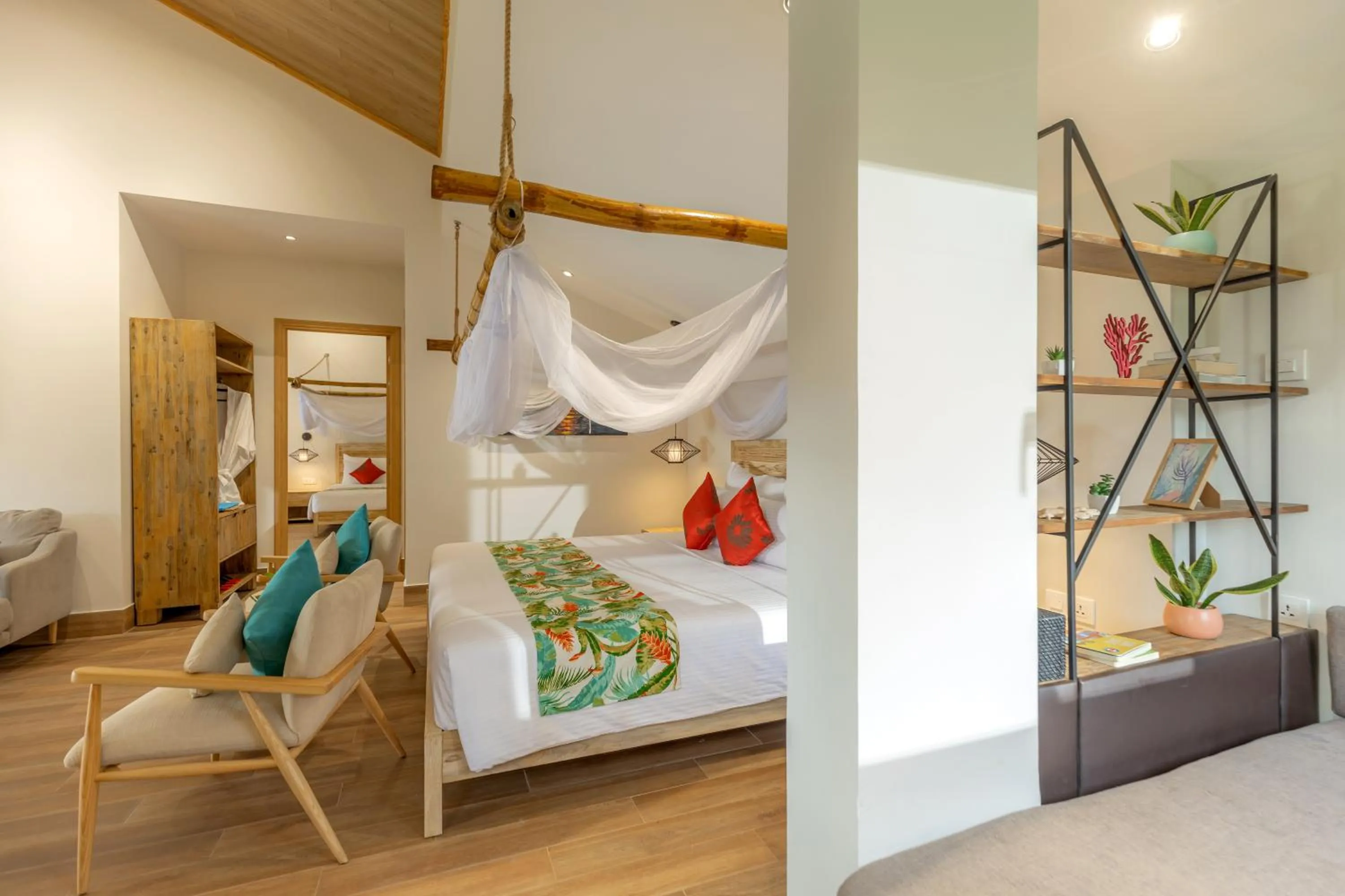 Bed in Pax Ana Doc Let Resort & Spa