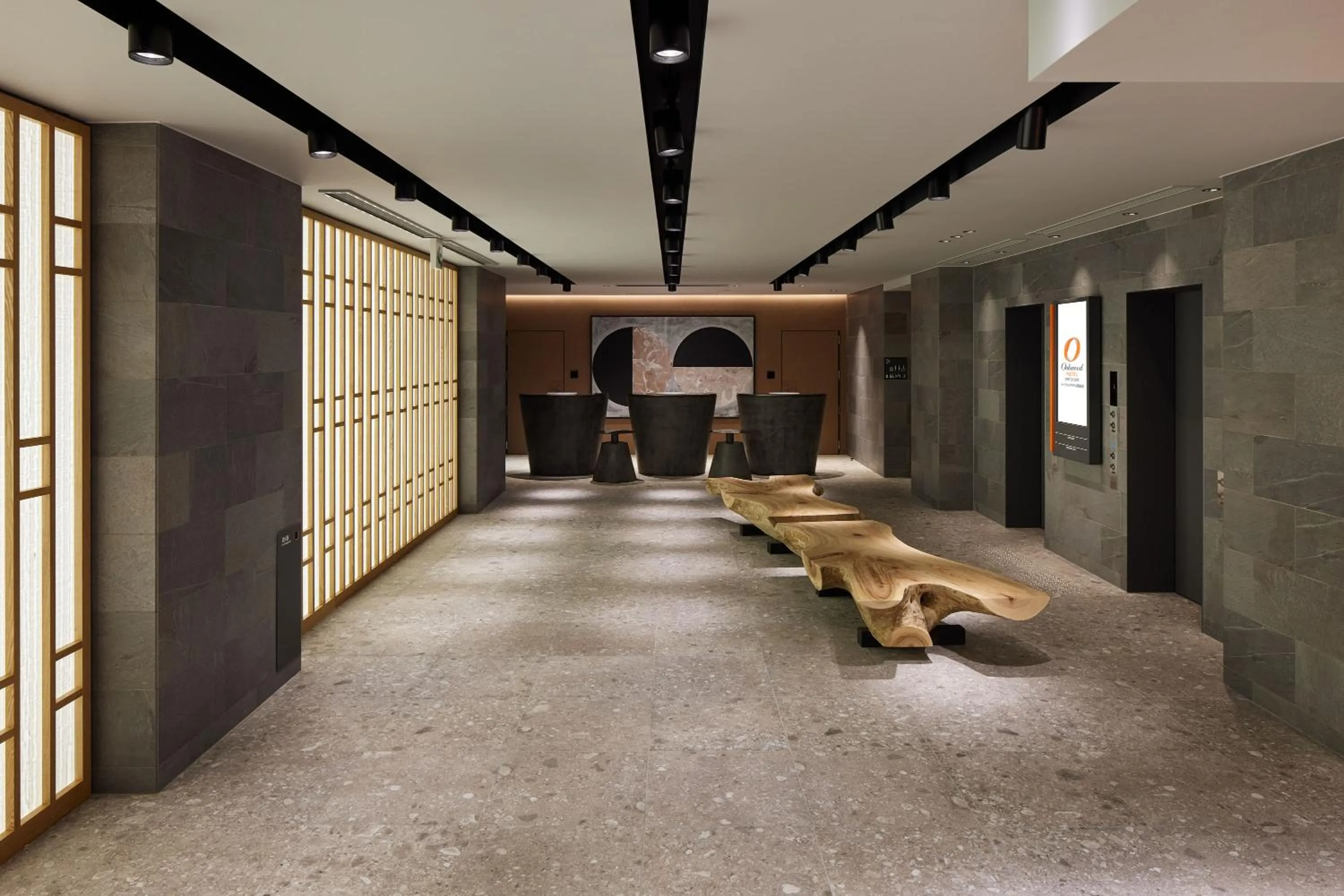 Lobby or reception in Oakwood Hotel Oike Kyoto