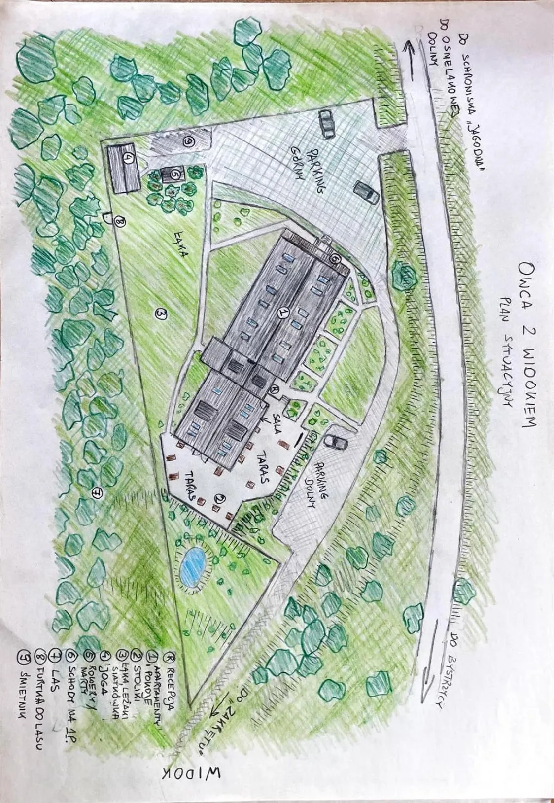 Property building in Owca z widokiem