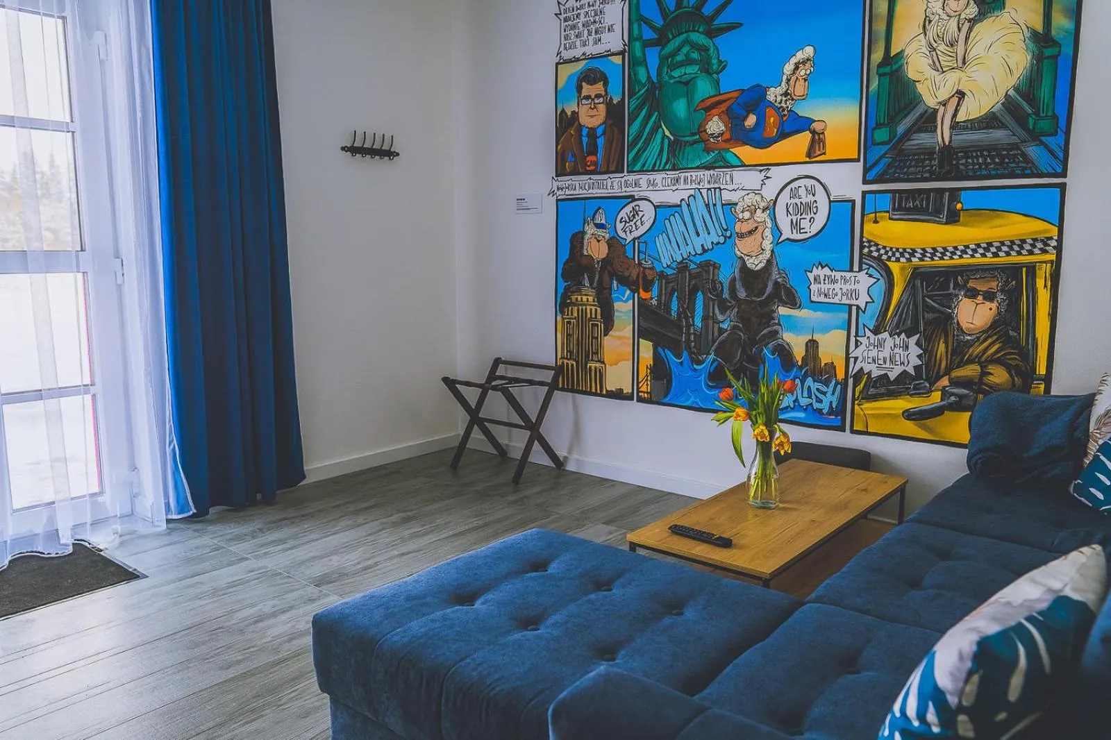 Living room in Owca z widokiem