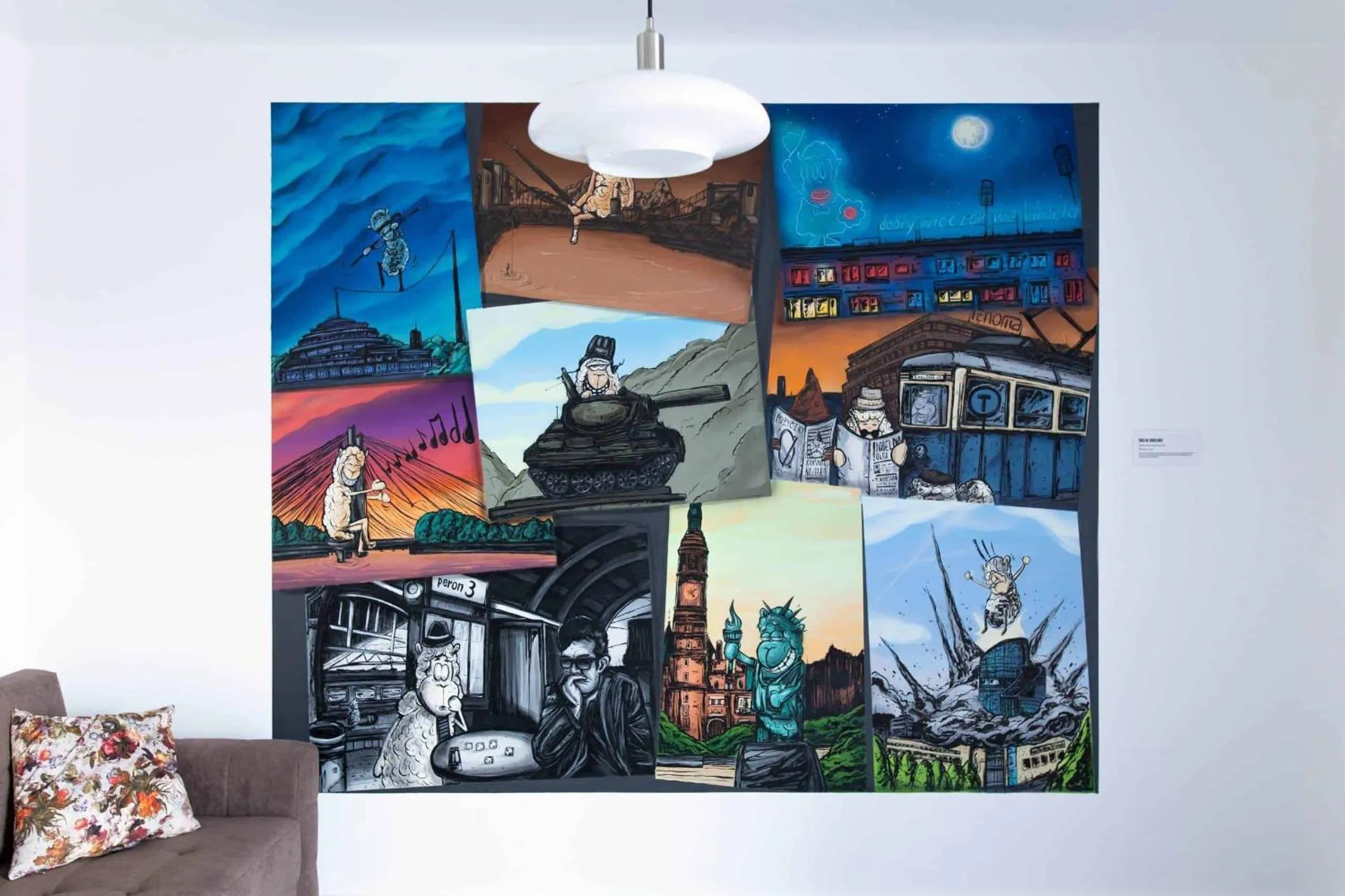 Living room in Owca z widokiem