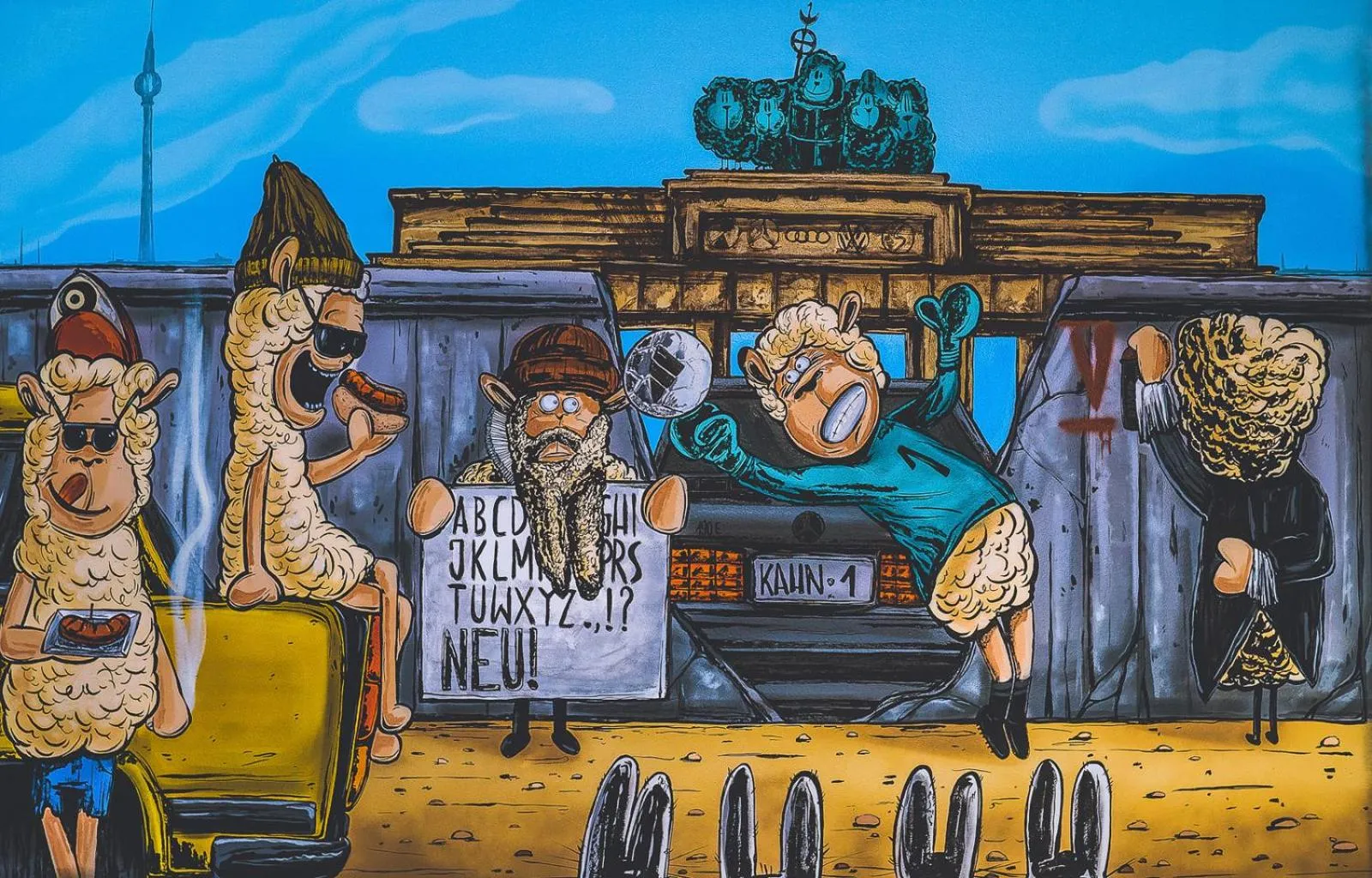 Decorative detail in Owca z widokiem