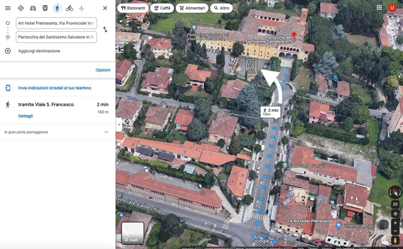 Parking in Art Hotel Pietrasanta