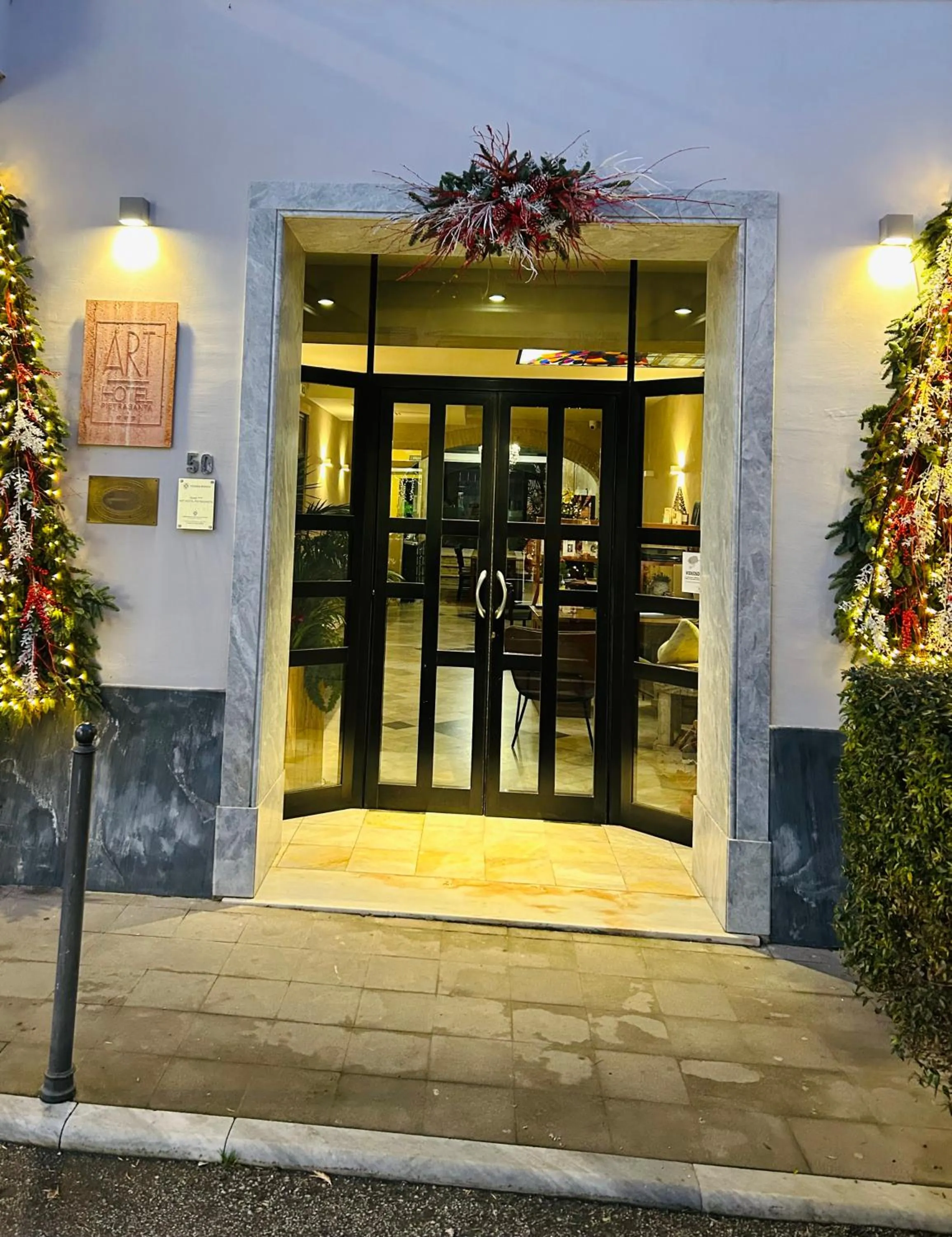 Facade/entrance in Art Hotel Pietrasanta