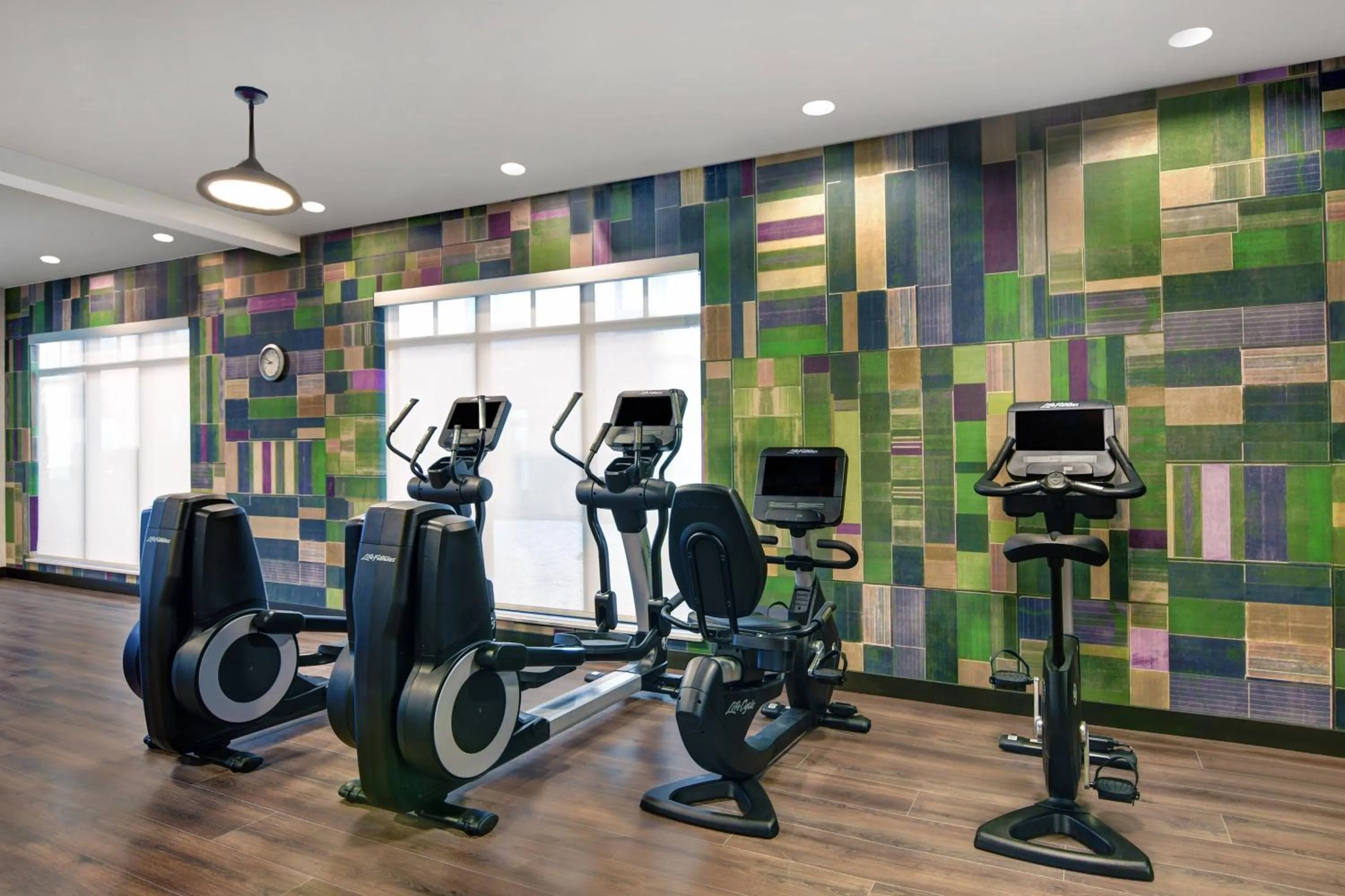 Fitness centre/facilities in Courtyard by Marriott Manhattan Aggieville