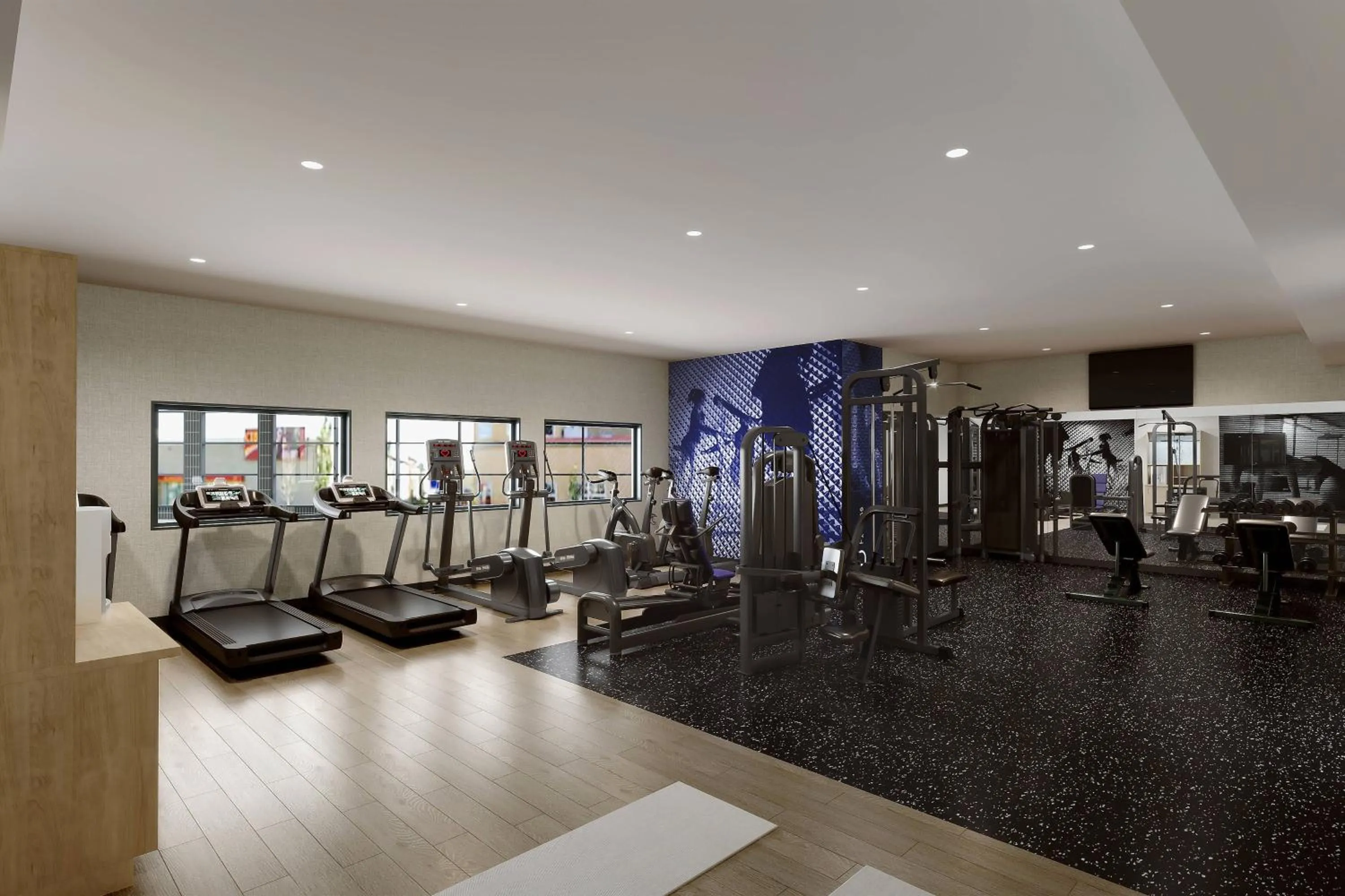 Fitness centre/facilities in Delta Hotels by Marriott Grande Prairie Airport